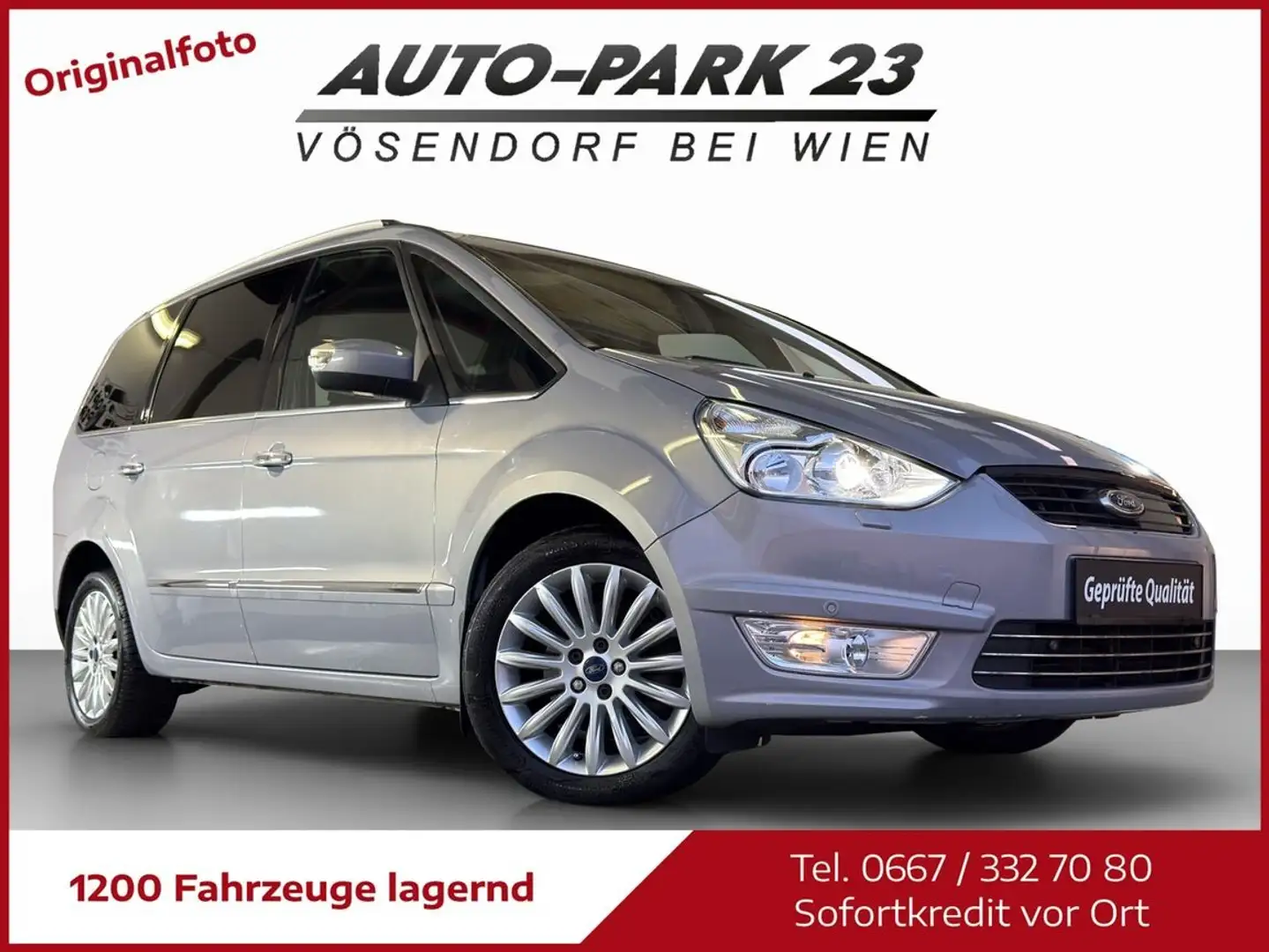 Ford Galaxy Titanium 2,0TDCi Aut.*NAVI*NEUES-PICKERL*MOD2012 Grau - 2