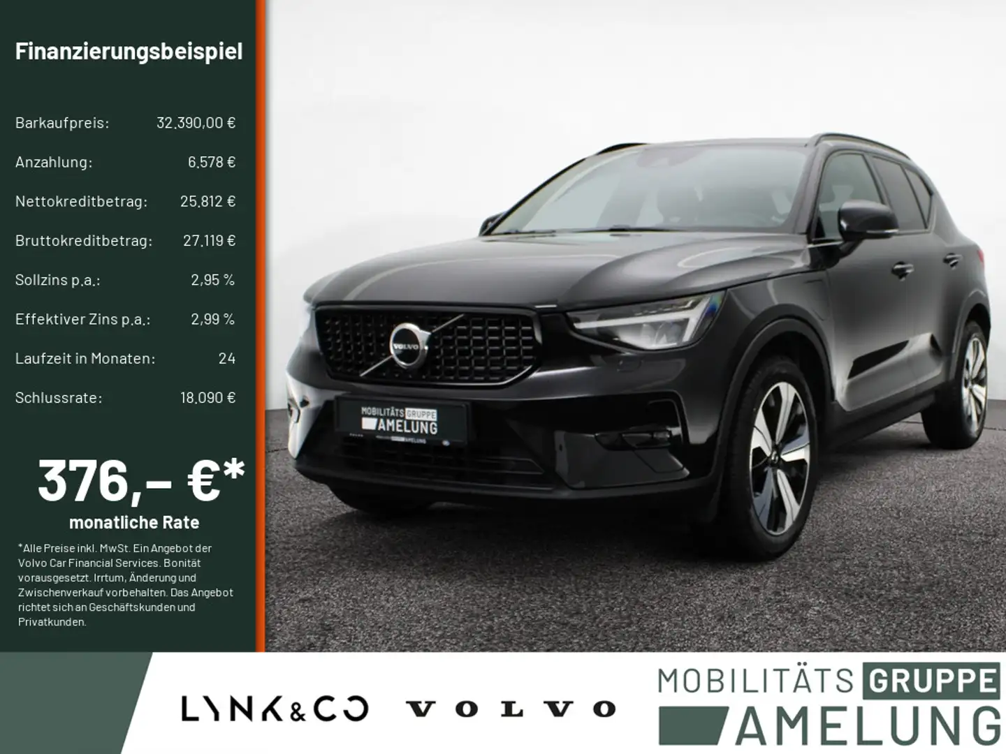 Volvo XC40 T5 Recharge Plus Dark H/K NAVI ACC LED Schwarz - 1