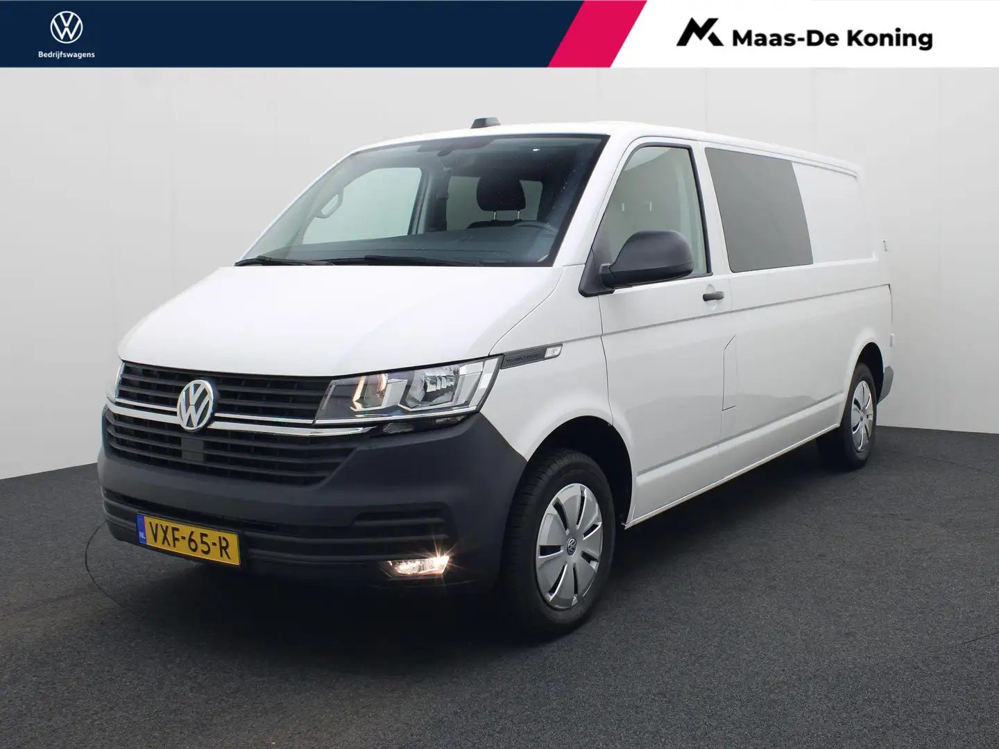 Volkswagen T6.1 Transporter 2.0TDi 150pk DC Comfortline L2 · 5-Pers. · Navigat Blanc - 1