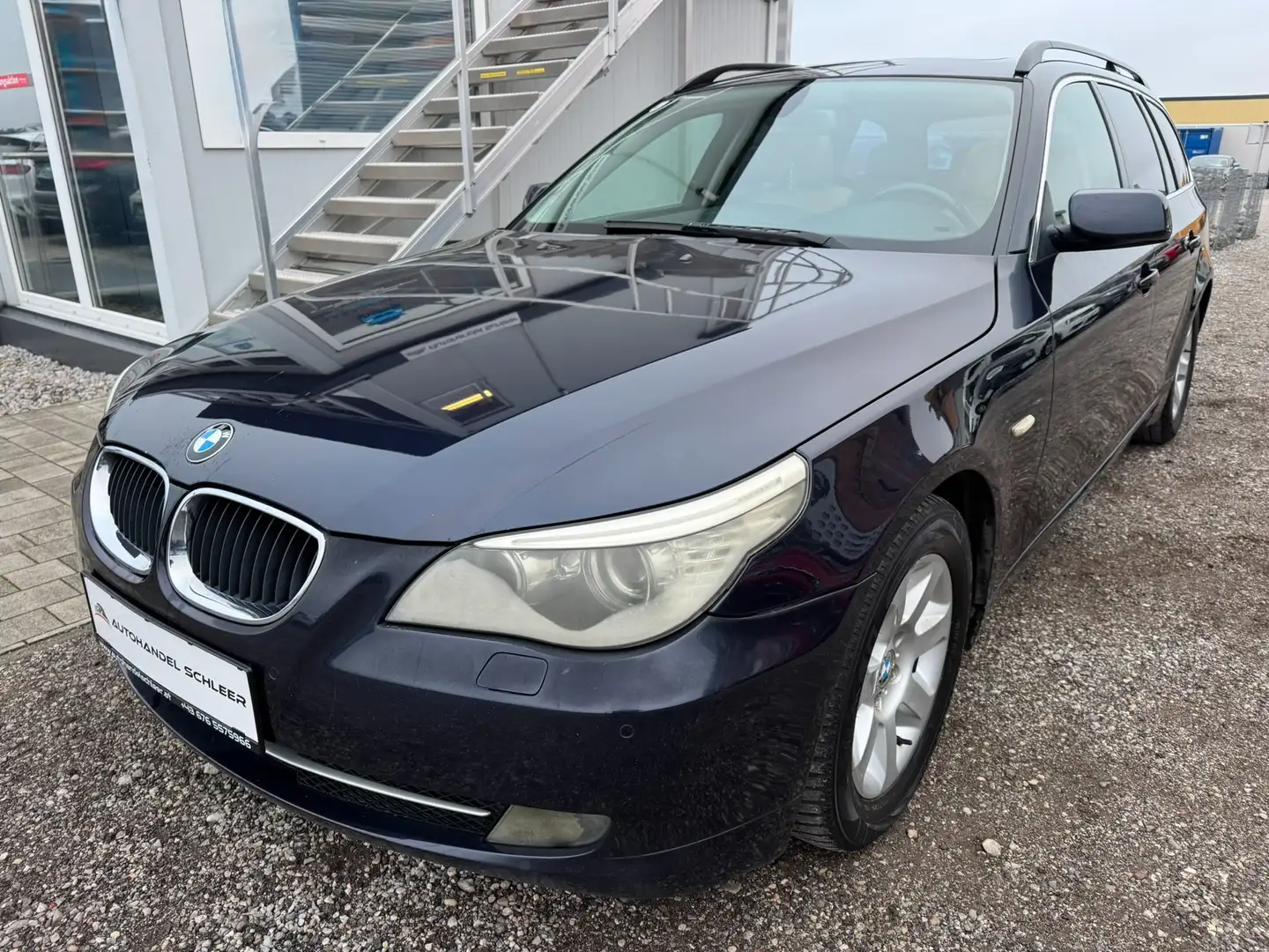BMW 520 d Touring Schiebedach Leder Blau - 1