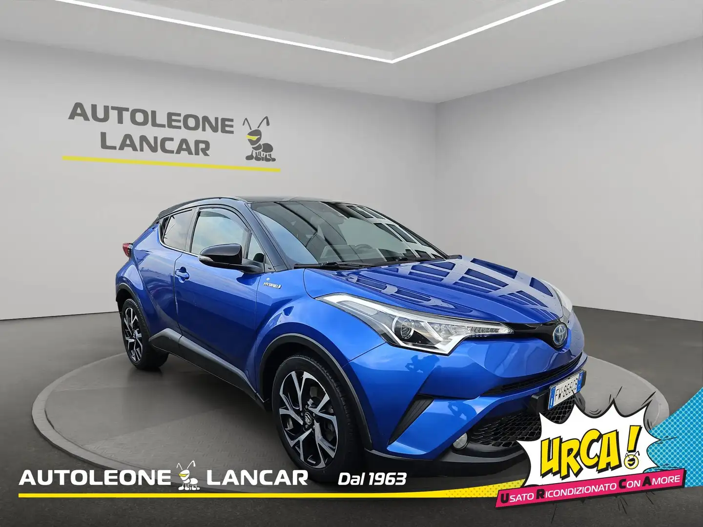 Toyota C-HR 1.8 Hybrid Lounge 2wd cvt 98cv AUTOMATICA E6 Blu/Azzurro - 1