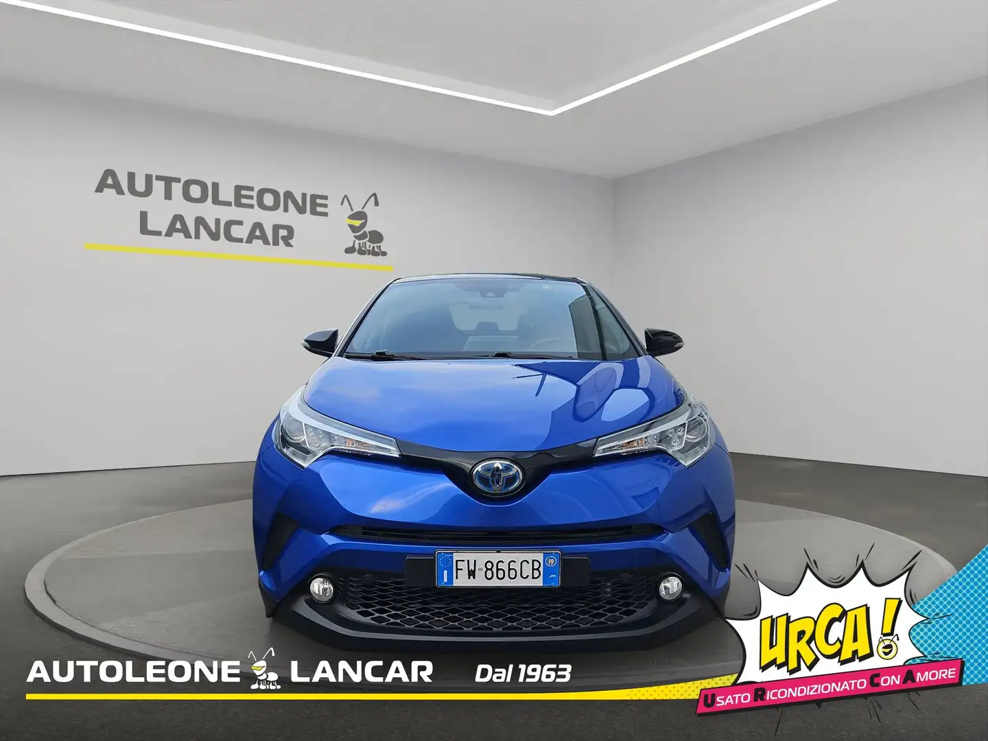 Toyota C-HR 1.8 Hybrid Lounge 2wd cvt 98cv AUTOMATICA E6 Blu/Azzurro - 2