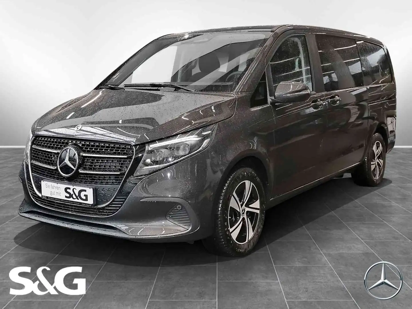 Mercedes-Benz V 250 d 4M STYLE Lang AHK+MBUX+M-LED+Navigation Grau - 1