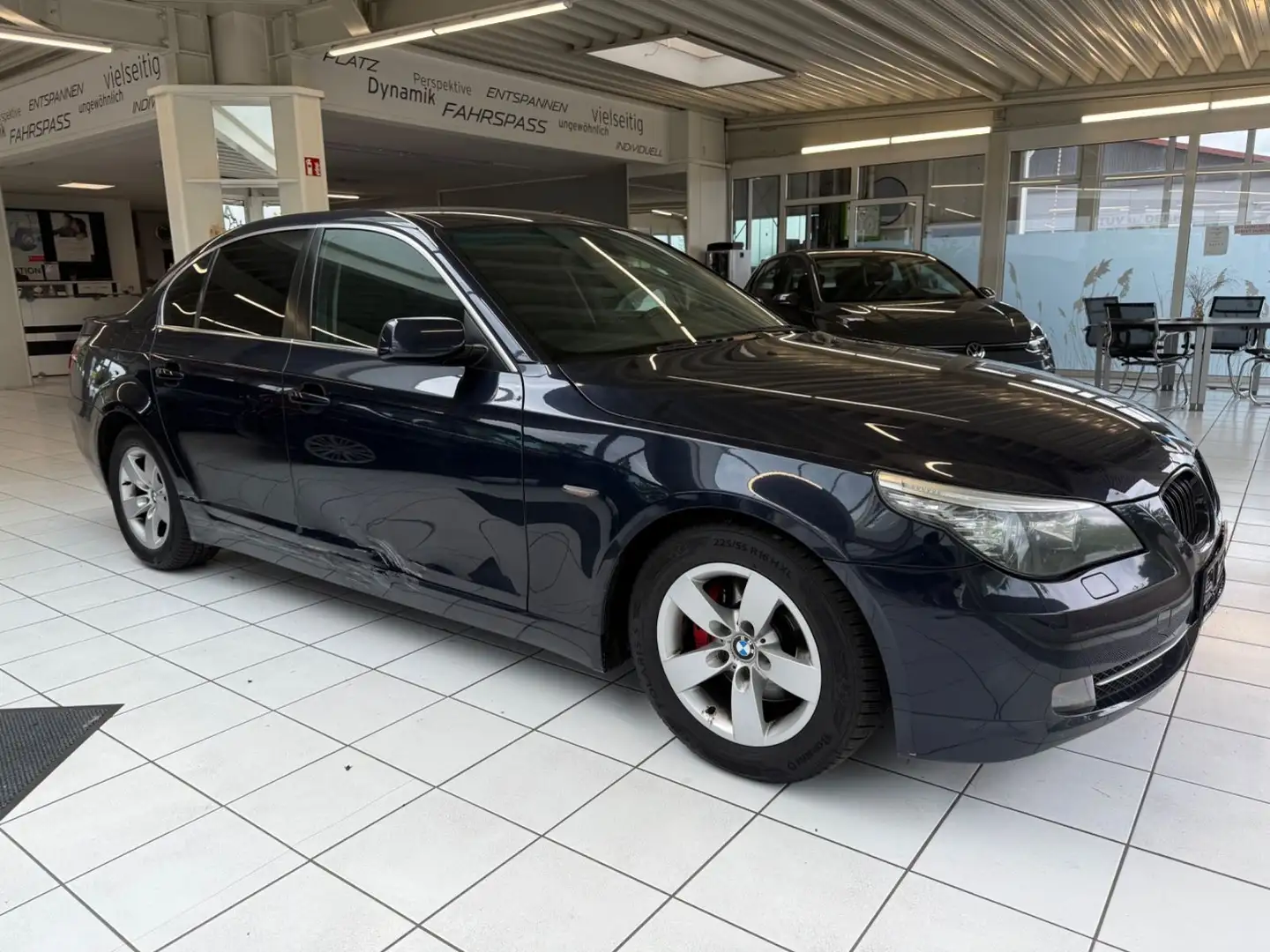 BMW 523 5 Lim. 523i,Seitenschaden,ÖL-Verbauch,Tüv 08/26, Mavi - 1