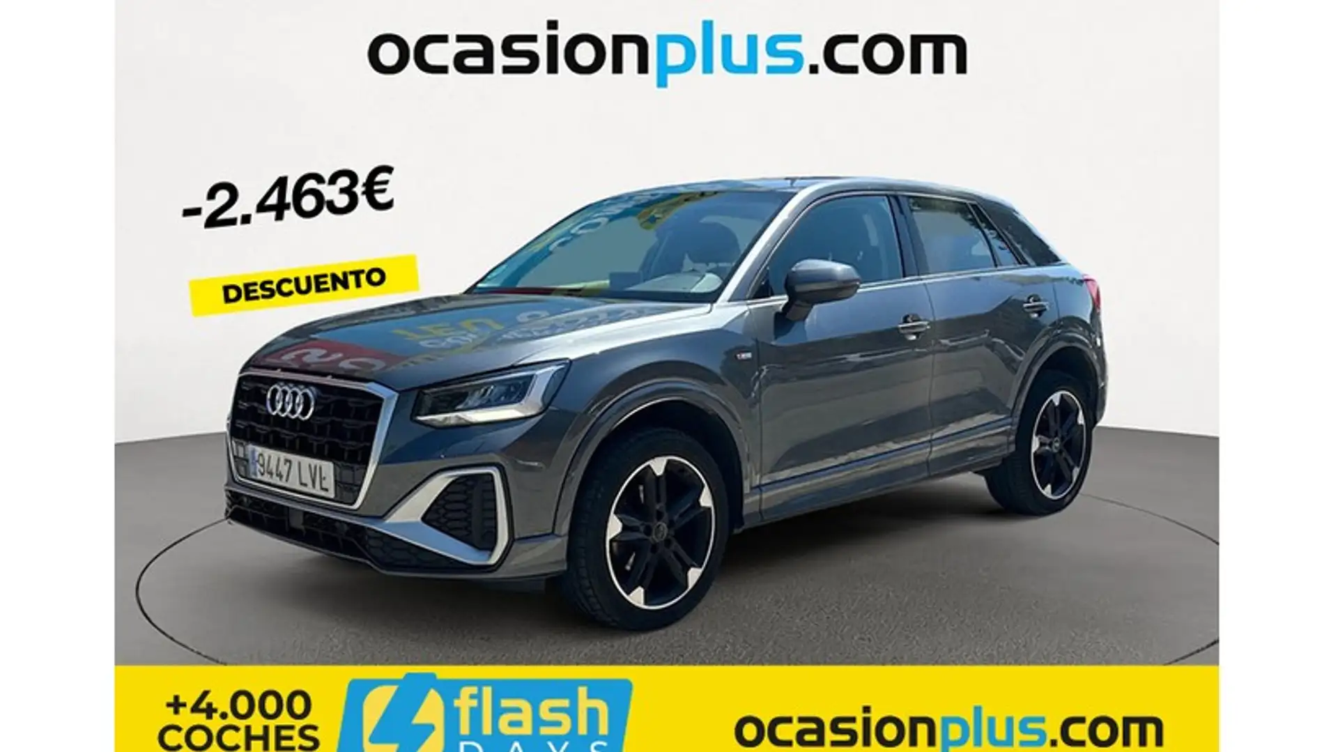 Audi Q2 30 TDI S line S tronic 85kW Gris - 1