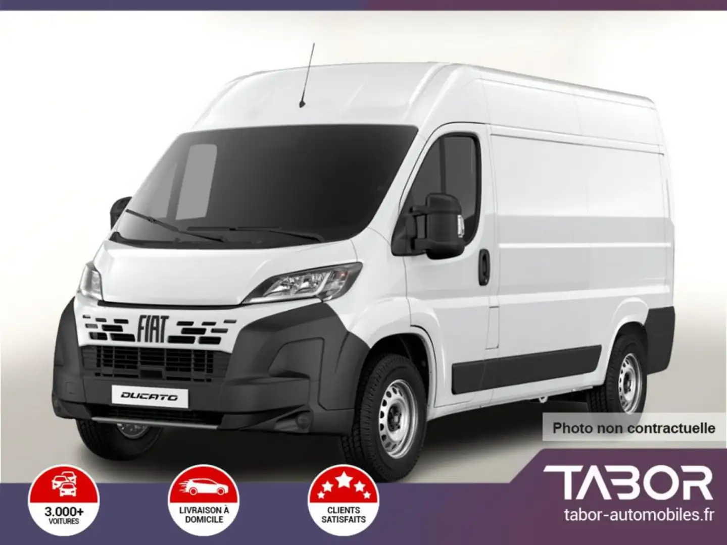 Fiat Ducato 35 2.2 Mjet 140 L2H2 clima 7"-DAB Blanc - 1