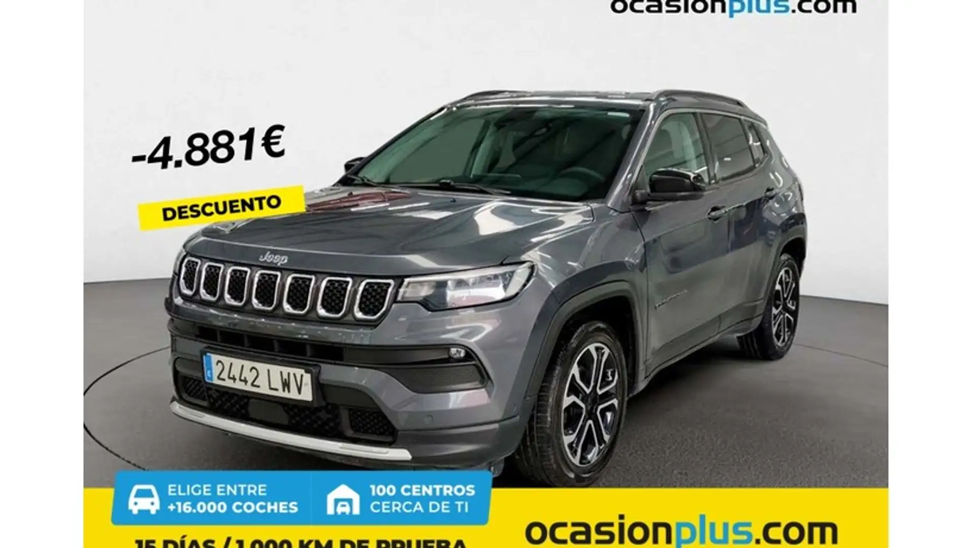 Jeep Compass 1.3 Gse T4 Limited 4x2 130 Gris - 1