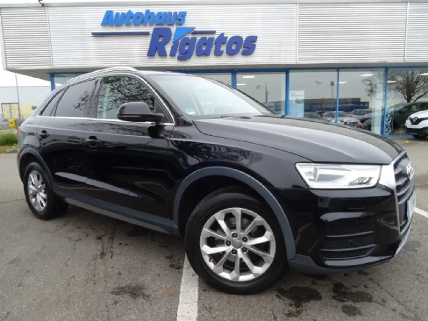 Audi Q3 2.0 TDI Quattro S tronic, Leder, Navi,AHK, Sitzhei Schwarz - 1