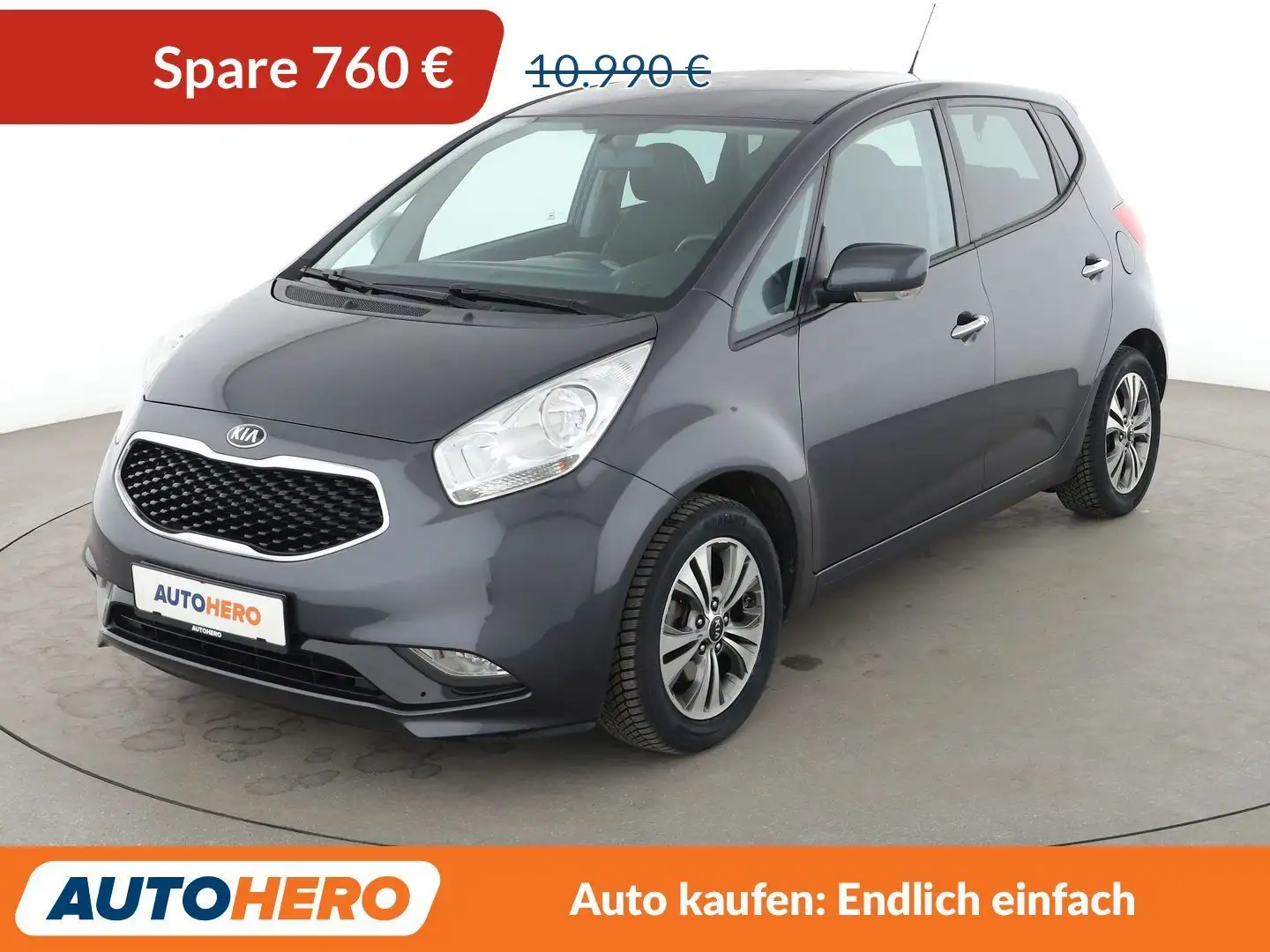 Kia Venga 1.4 Dream Team*NAVI*CAM*PDC*SHZ*KLIMA* Grau - 1