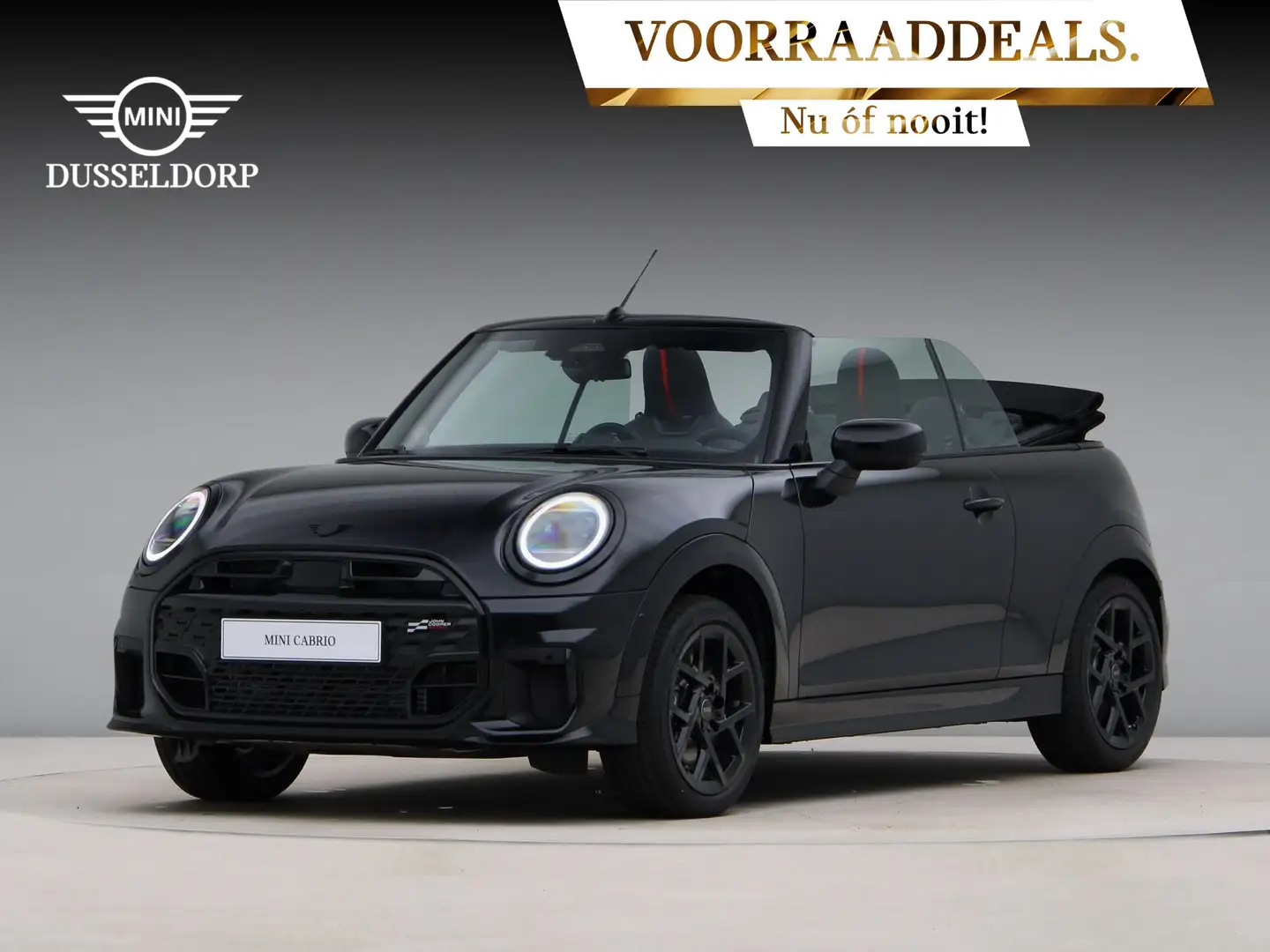 MINI Cooper C Cabrio John Cooper Works Pakket L PRIVATE LEASE EUR 745,- Negru - 1