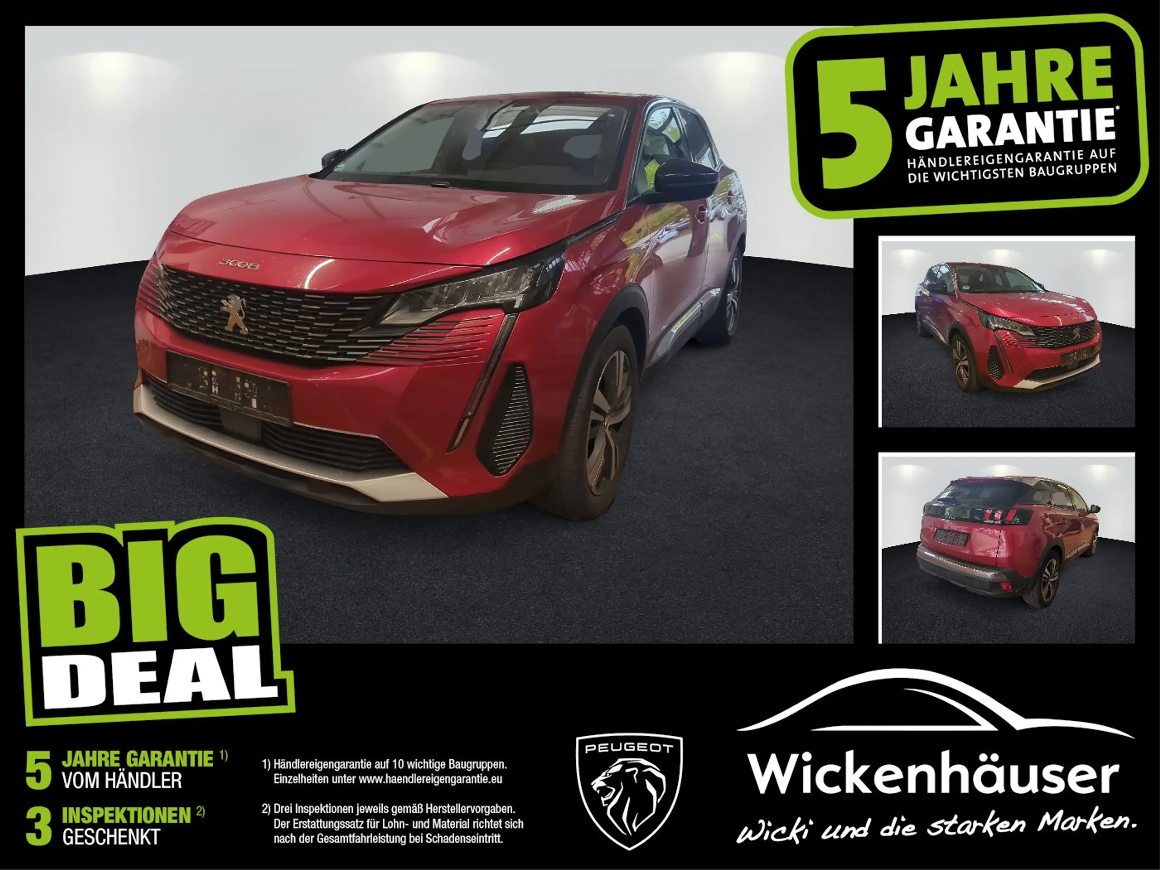 Peugeot 3008 PHEV 225 Allure LED+Navi+SHZ+2xKlima+Kam