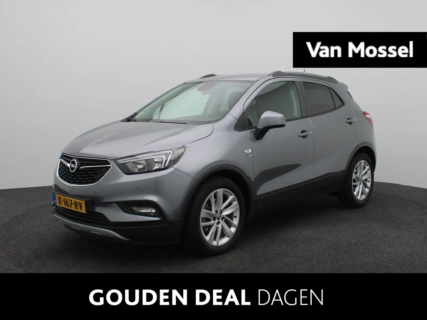 Opel Mokka X 1.4 Turbo 120 Jaar Edition | Trekhaak | PDC Voor + Grijs - 1