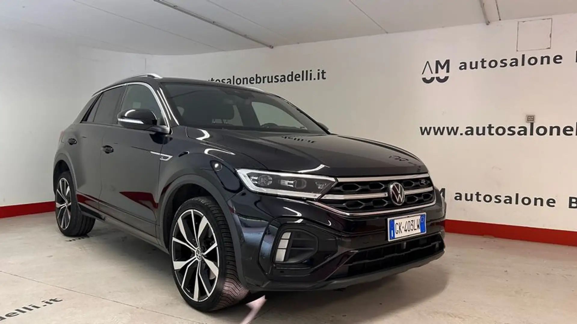 Volkswagen T-Roc 1.0 TSI R-Line ACC Fari Matrix Clima Bizona Schwarz - 1