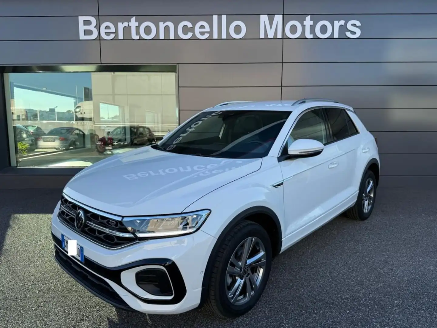 Volkswagen T-Roc 1.0 TSI 110cv R-LINE LED-CARPLAY-GARANZIA 2027 Bianco - 1