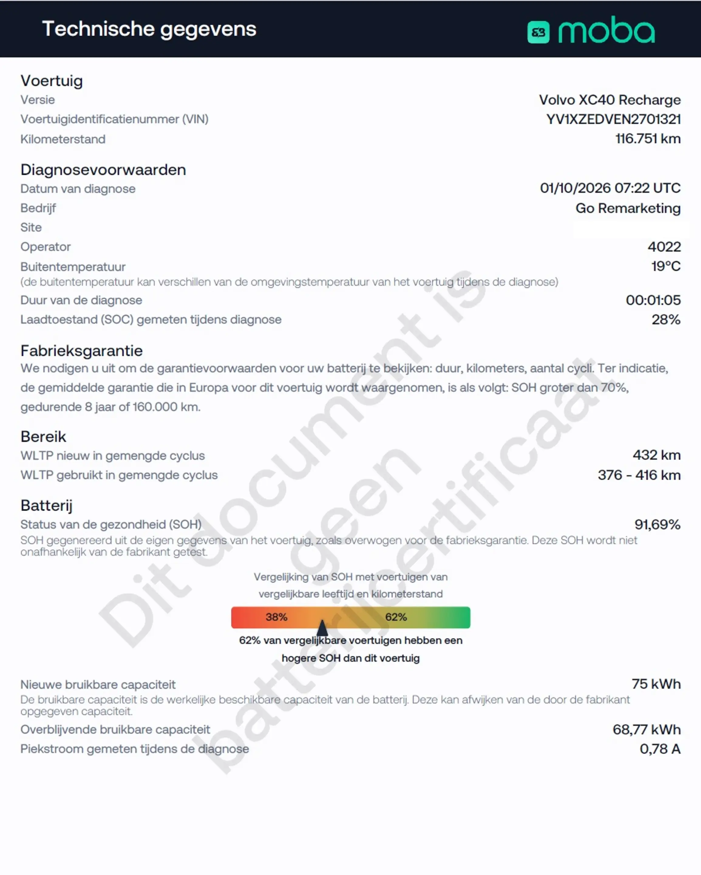 Volvo XC40 Recharge Twin Pro SOH 91.70 % Panorama Dak, 360' C — photo 32