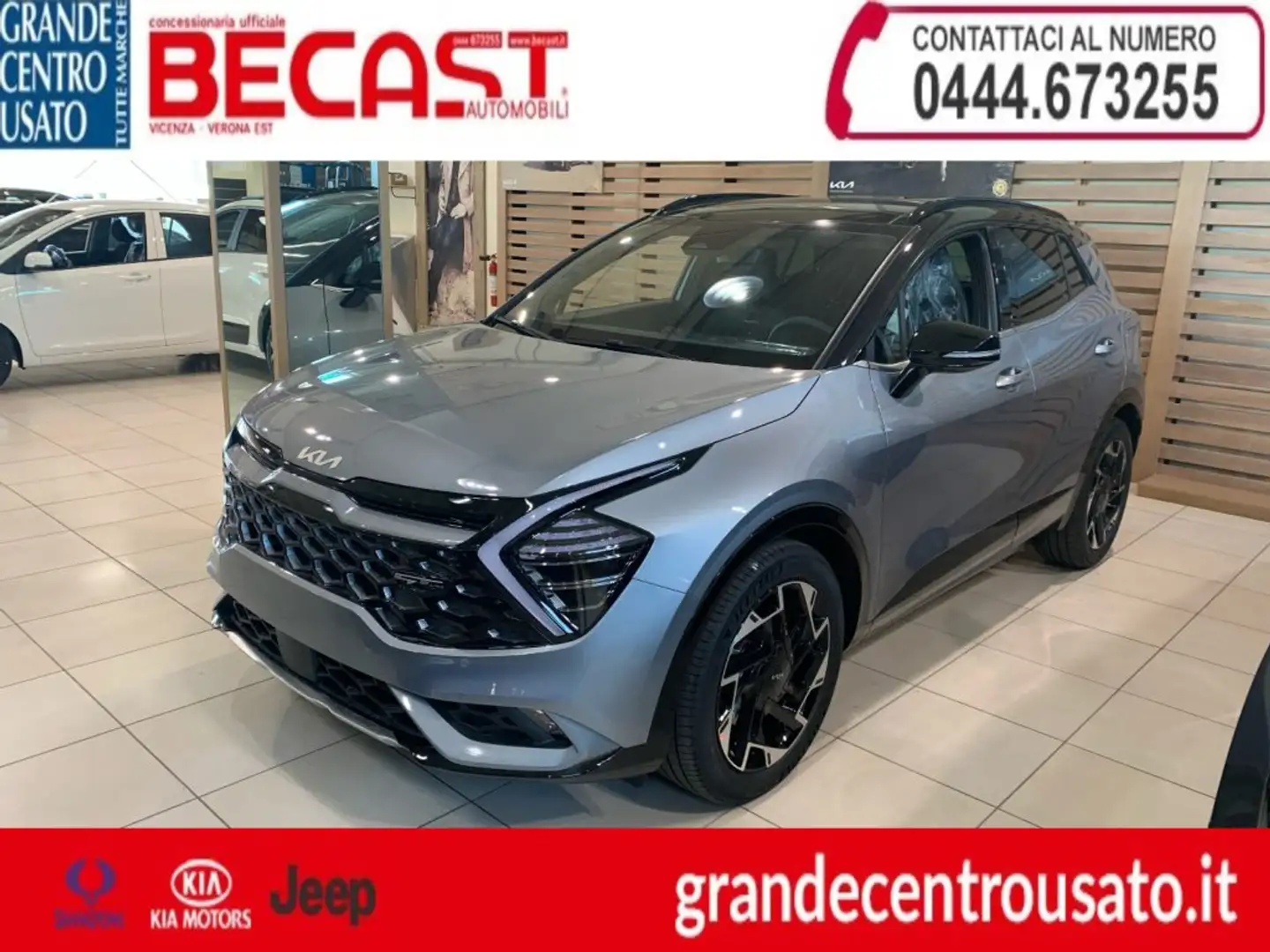 Kia Sportage 1.6 CRDi MHEV AWD DCT GT-line  - PRONTA CONSEGNA Grigio - 1