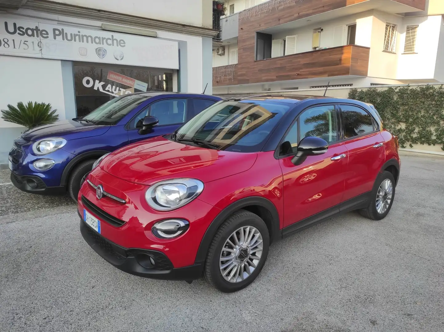 Fiat 500X 500 X 2022 1.3 mjt Connect 95cv Rosso - 1