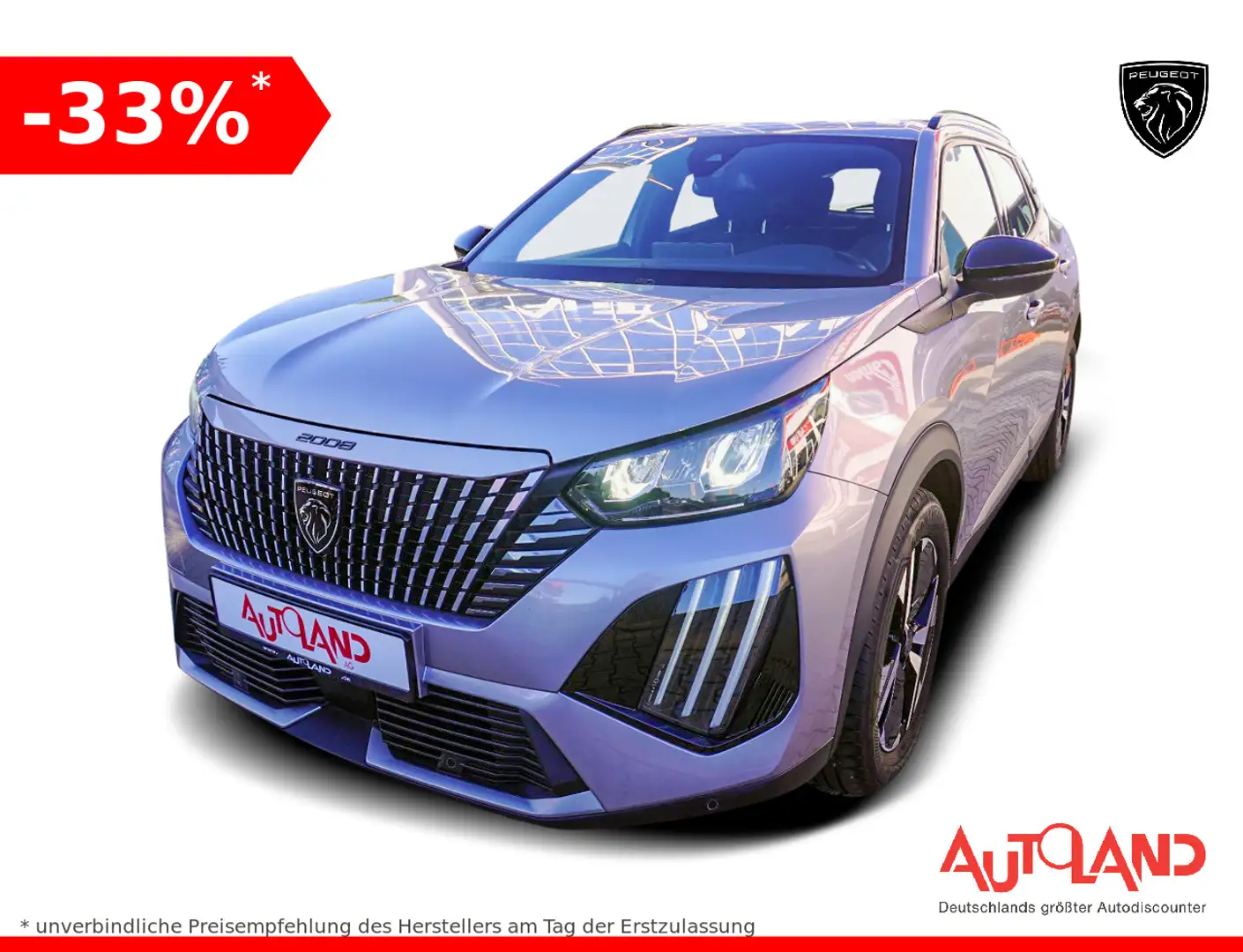 Peugeot 2008 PureTech 130 Aut. LED Navi Kamera Gris - 1