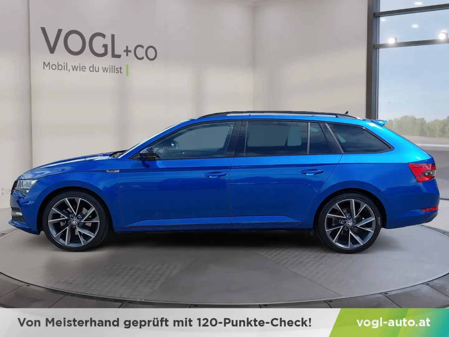 Skoda Superb Combi 1.5 TSI ACT Sportline Blau - 2