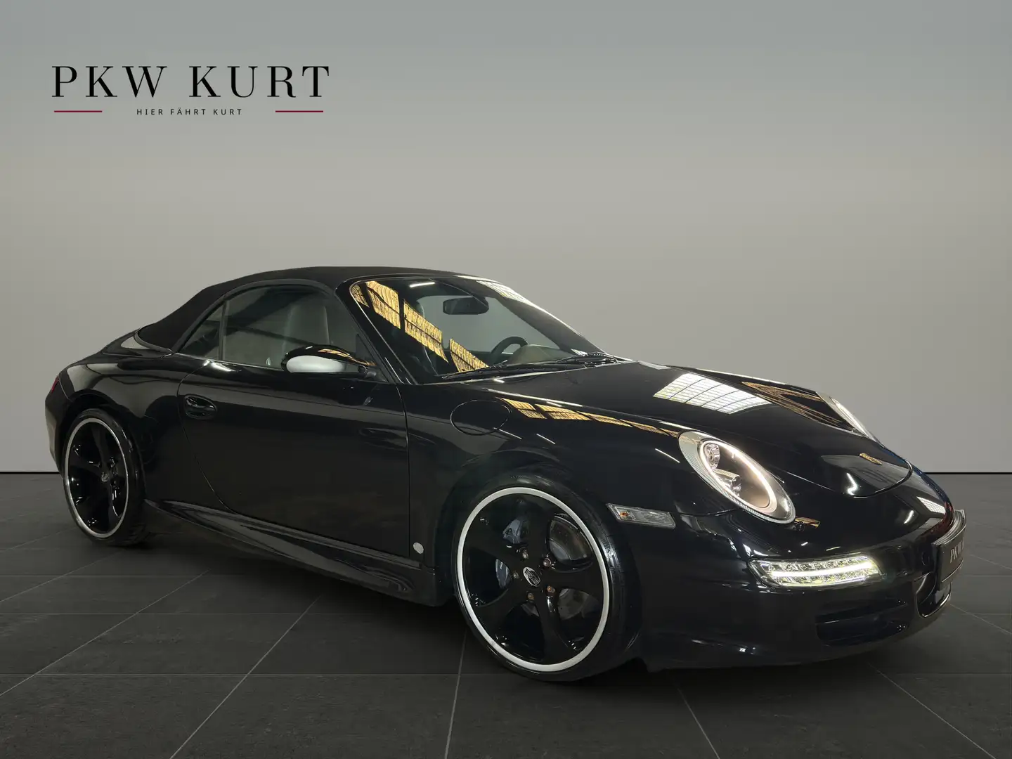 Porsche 997 Carrera Schalter Cabrio TechArt *Sport-AGA Schwarz - 2