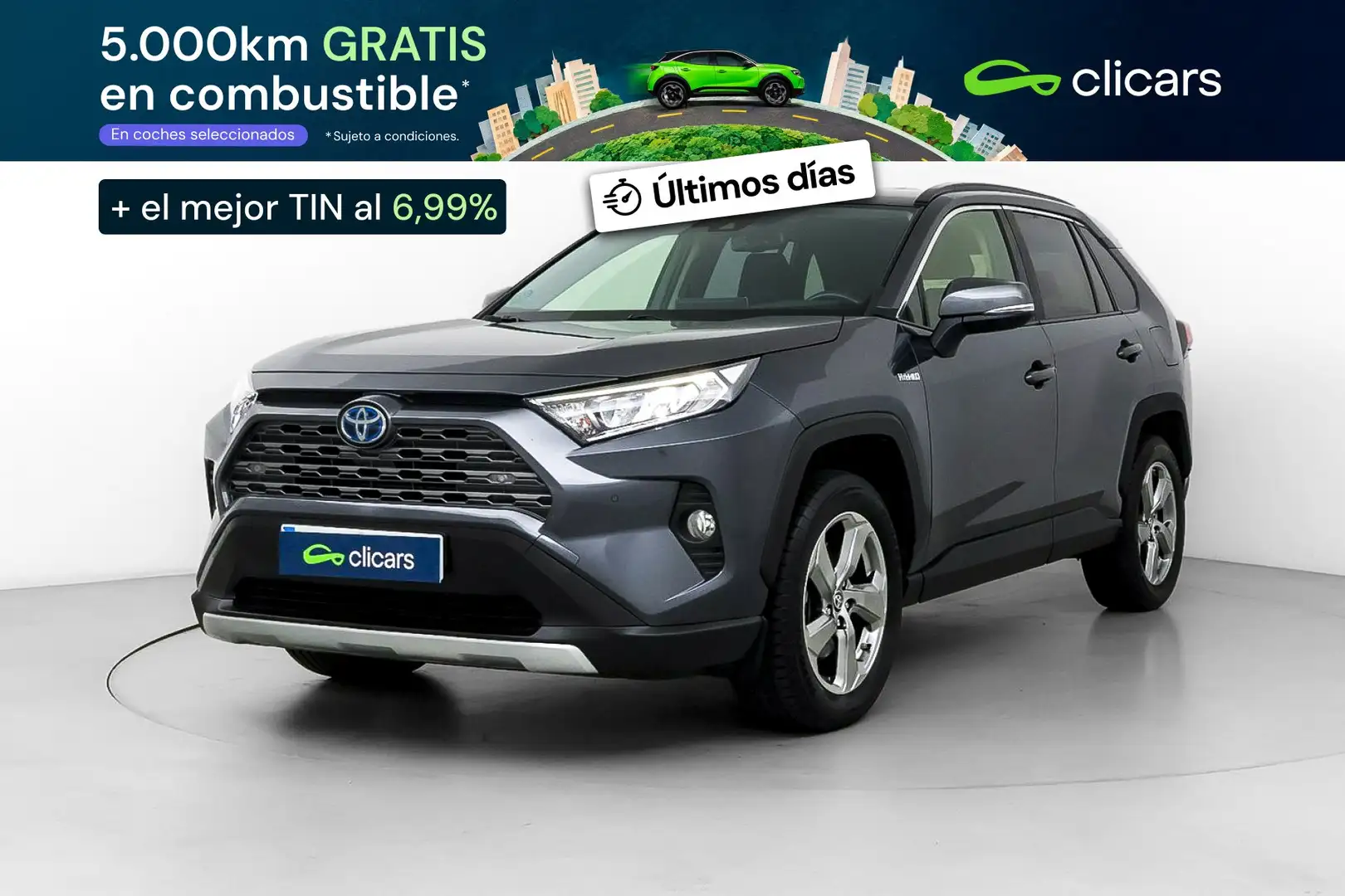 Toyota RAV4 2.5 hybrid 2WD Advance Gris - 1