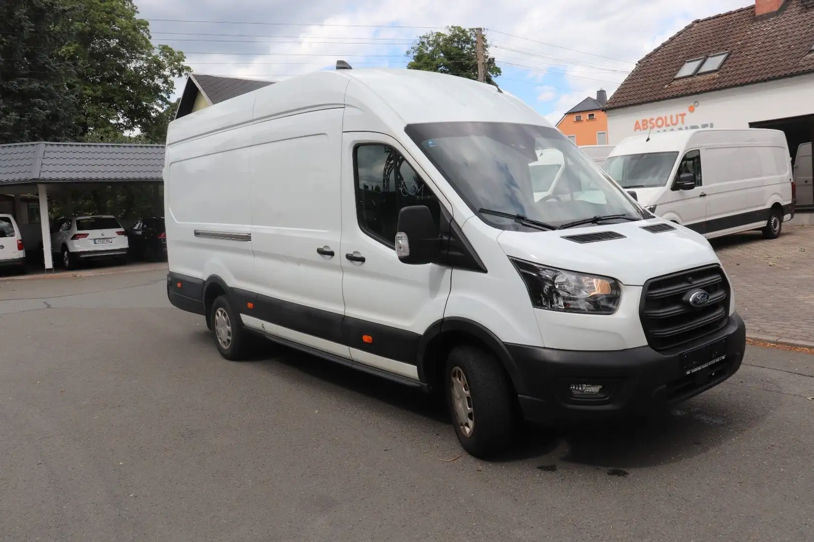 Ford Transit 350 L4H3 lang hoch Tüv 125kw netto14285€ Weiß - 1