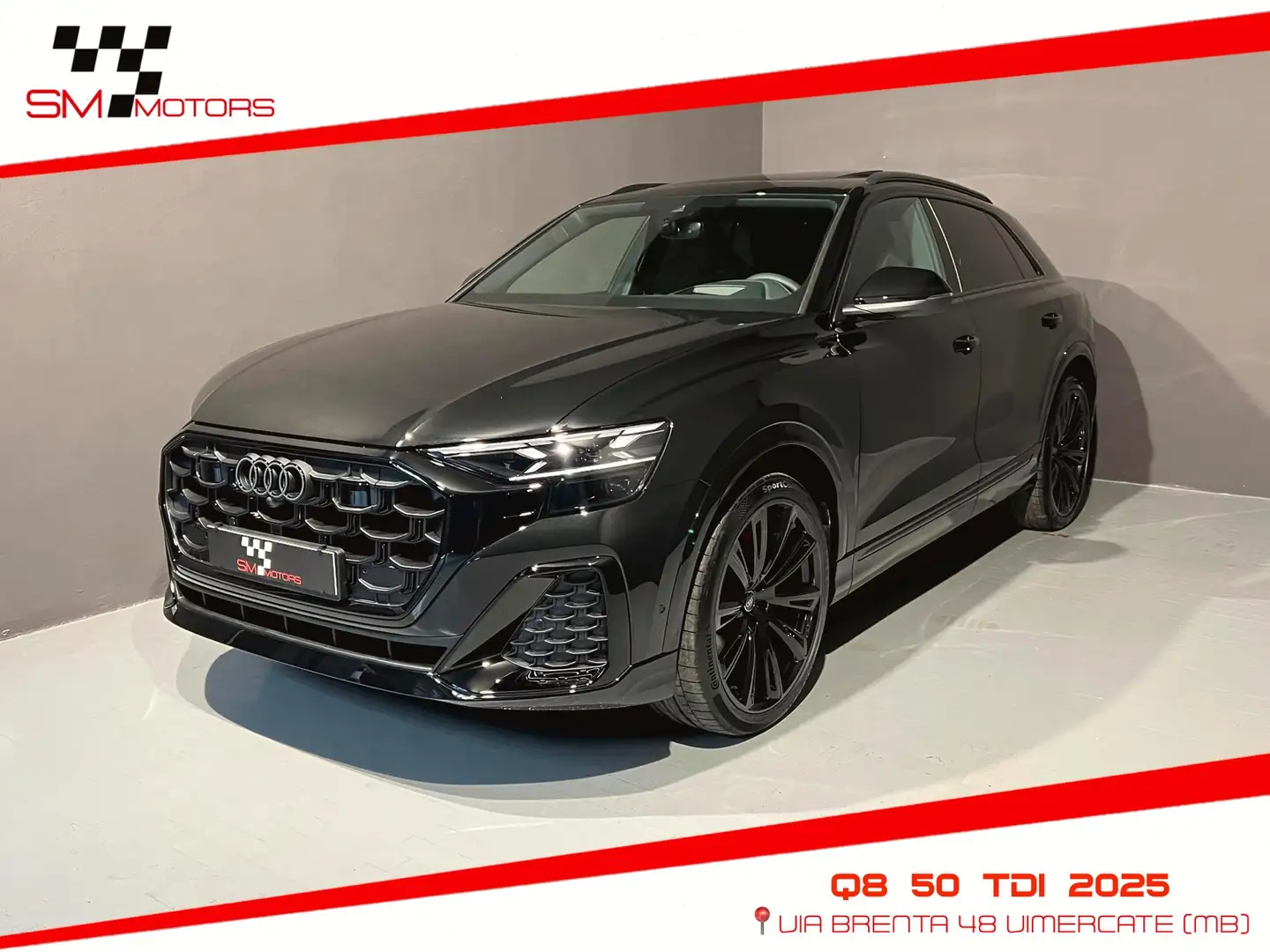 Audi Q8 50 3.0 tdi S line PRONTA CONSEGNA Fekete - 1