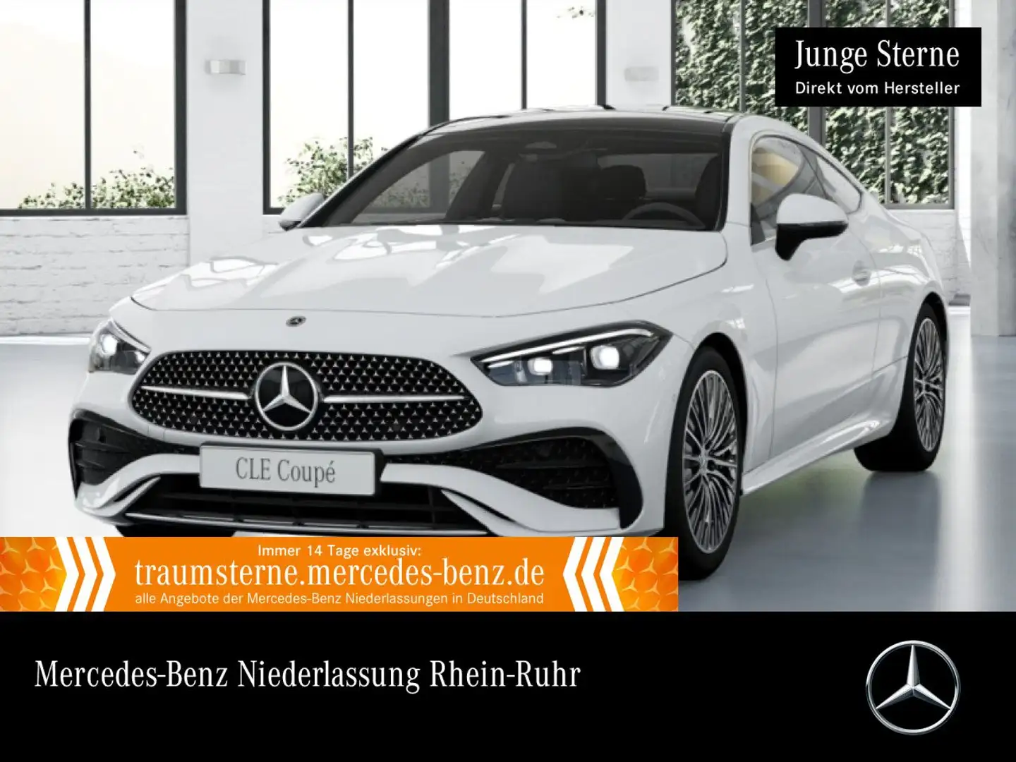 Mercedes-Benz CLE 200 AMG+PANO+STHZG+KAMERA+TOTW+KEYLESS+9G Weiß - 1