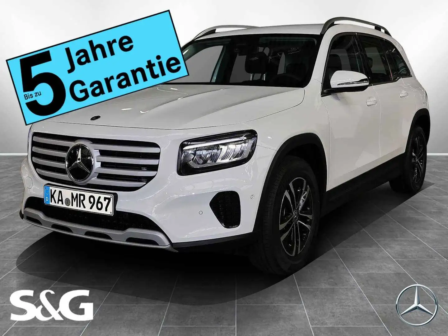 Mercedes-Benz GLB 220 d 4M RüKam+LED+AHK+Distronic+Navi+MBUX Weiß - 1