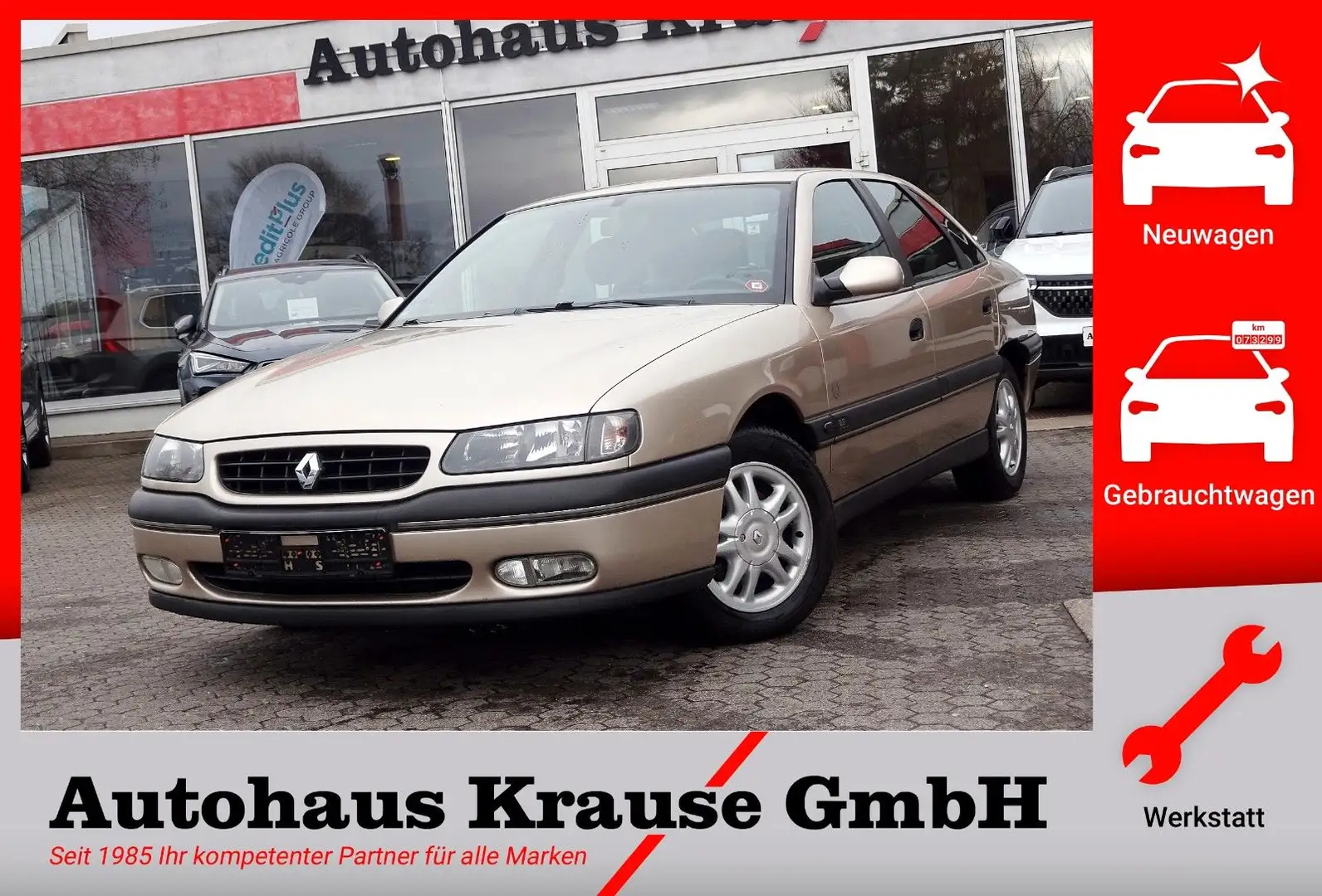 Renault Safrane 2.5 20V R5-HU 2027/SERVICEHISTORIE/AHK Gold - 1