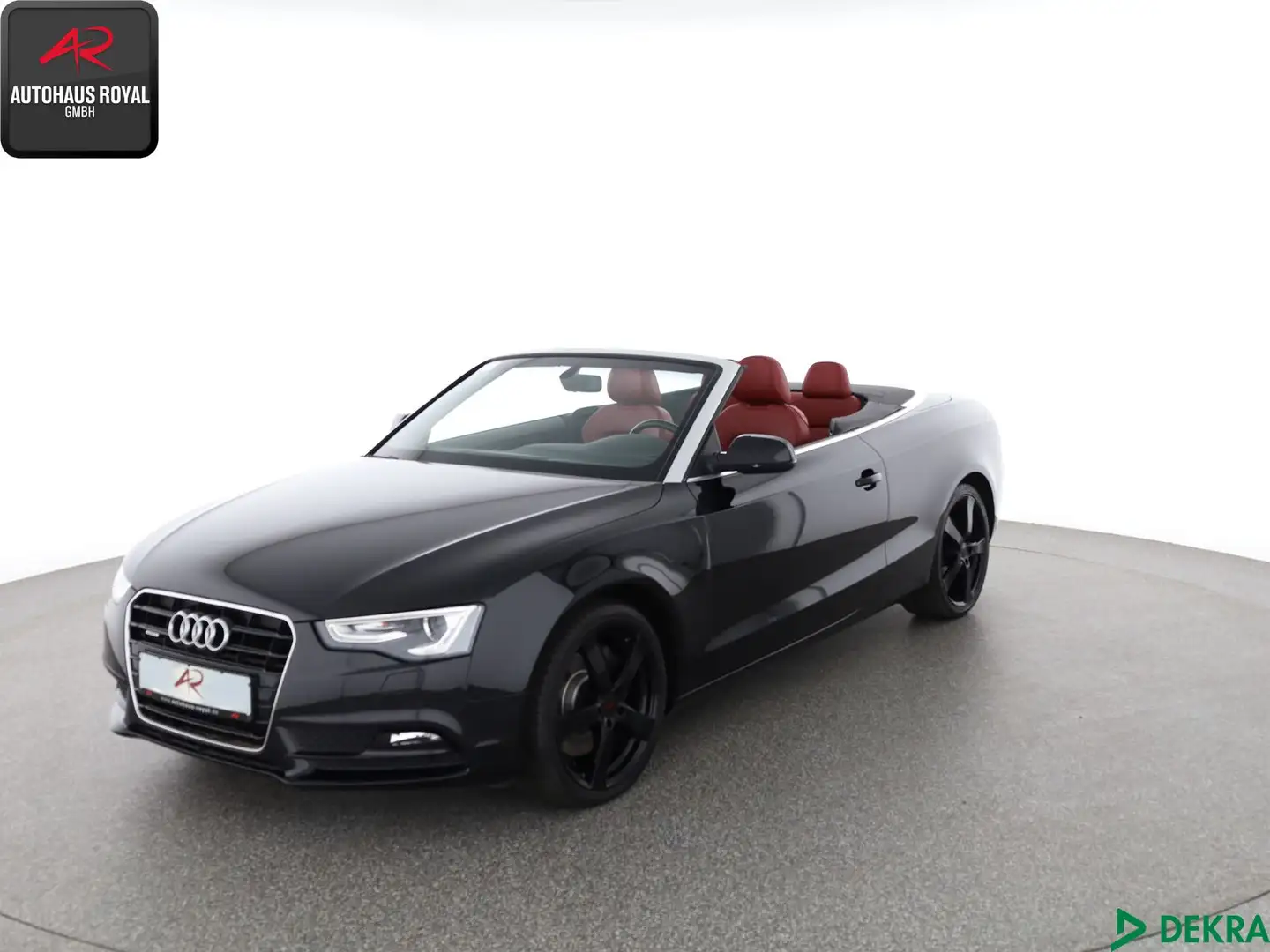 Audi A5 A5 Cabrio 3.0 TFSI qu S LINE 19Z. BANG+O,NAVI,SH Schwarz - 1