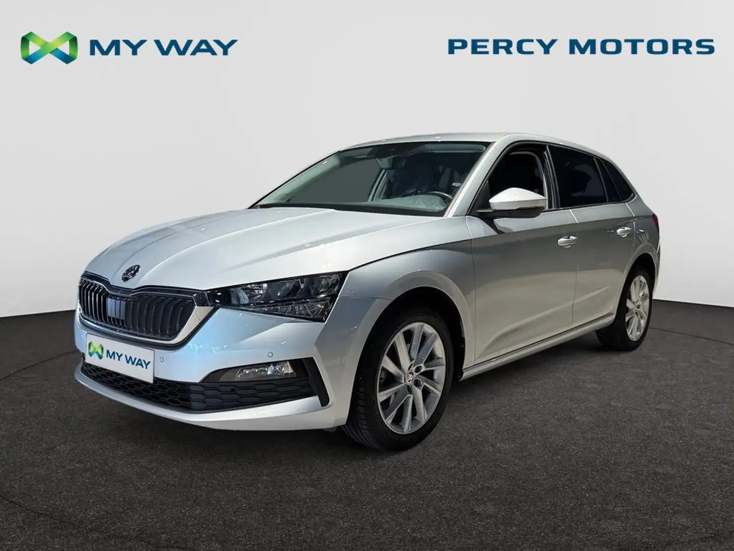Skoda Scala Scala Ambition 1,0 TSI 81 KW 6-speed mech. Zilver - 1