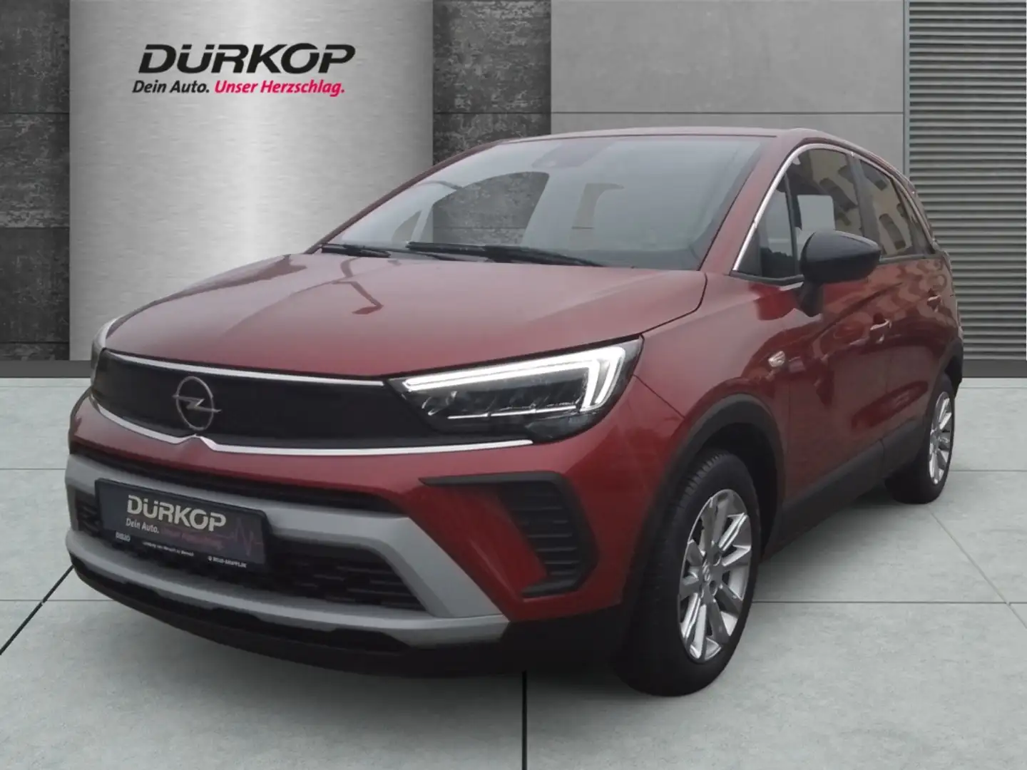 Opel Crossland 1.2 Elegance LED Apple CarPlay Android Auto Mehrzo Červená - 1