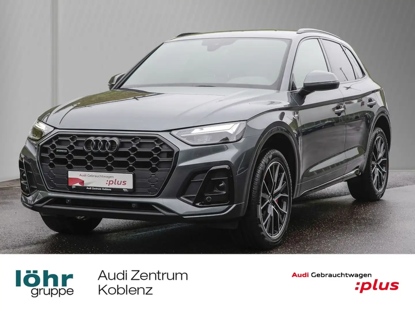 Audi Q5 40 TDI S line Navi AHK Kamera Business Grau - 1