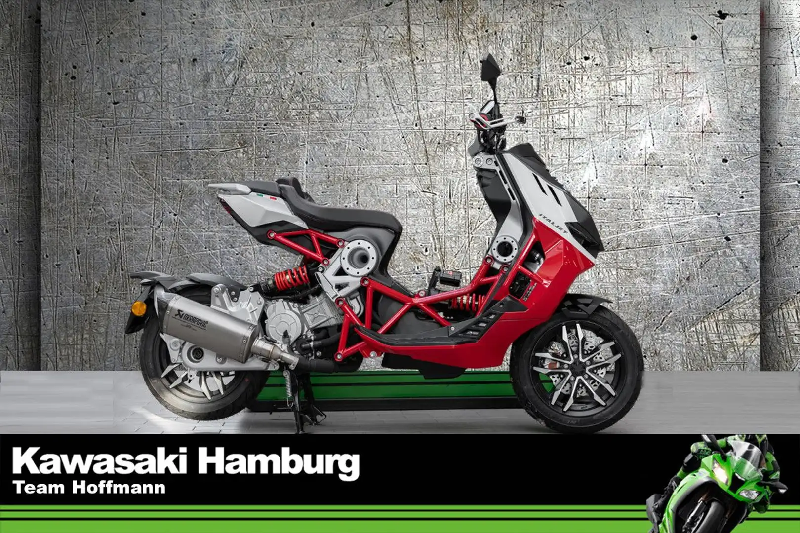Italjet Dragster 125 ABS AKRAPOVIC, Aktionspreis Rouge - 1