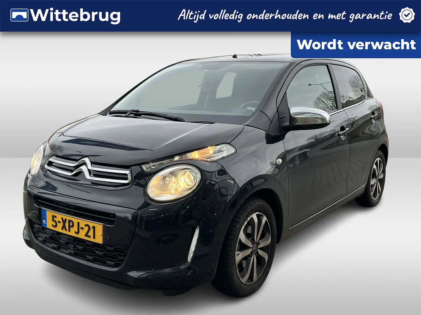 Citroen C1 1.0 VTi Shine AUTOMAAT!! | LEDER MET STOELVERWARMI Zwart - 1
