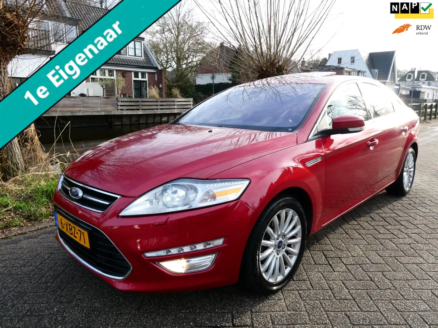 Ford Mondeo 1.6i Platinum 5-drs 160pk 1e eig. Clima Navi Schui Rouge - 1