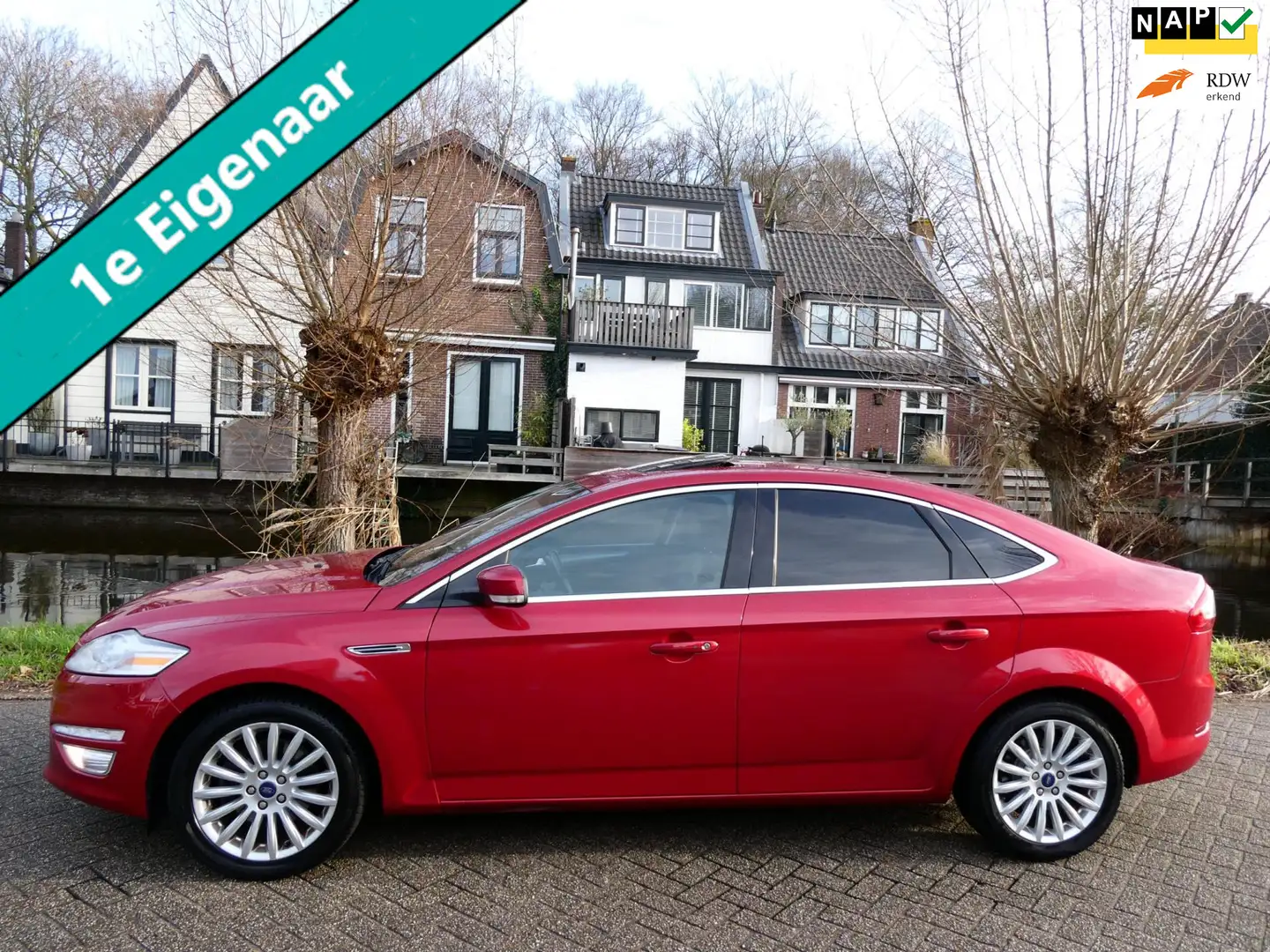 Ford Mondeo 1.6i Platinum 5-drs 160pk 1e eig. Clima Navi Schui Rot - 1