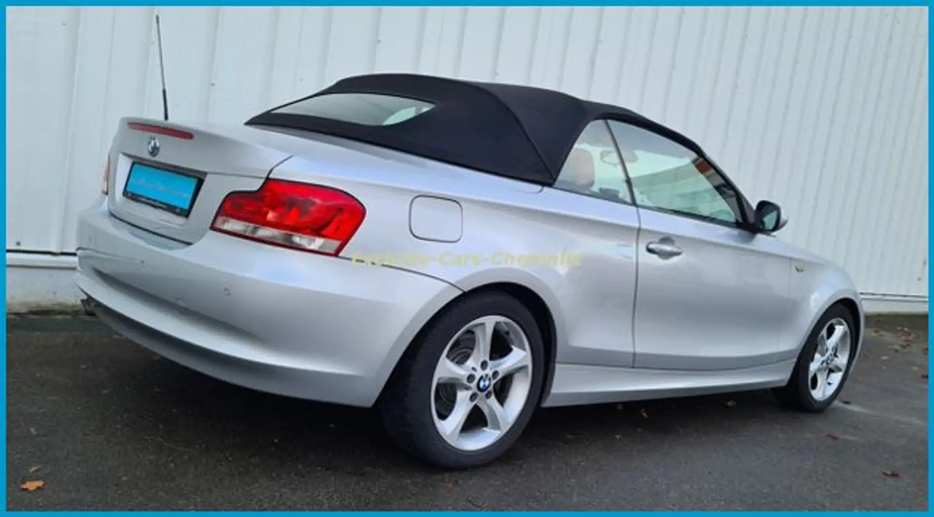 BMW 118 d E88 Facelift Klima Leder vollaut.Verdeck Cabrio Stříbrná - 2