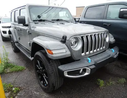 Gray 2022 Jeep Wrangler 4xe SUV / Crossover Four-Wheel Drive Automatic