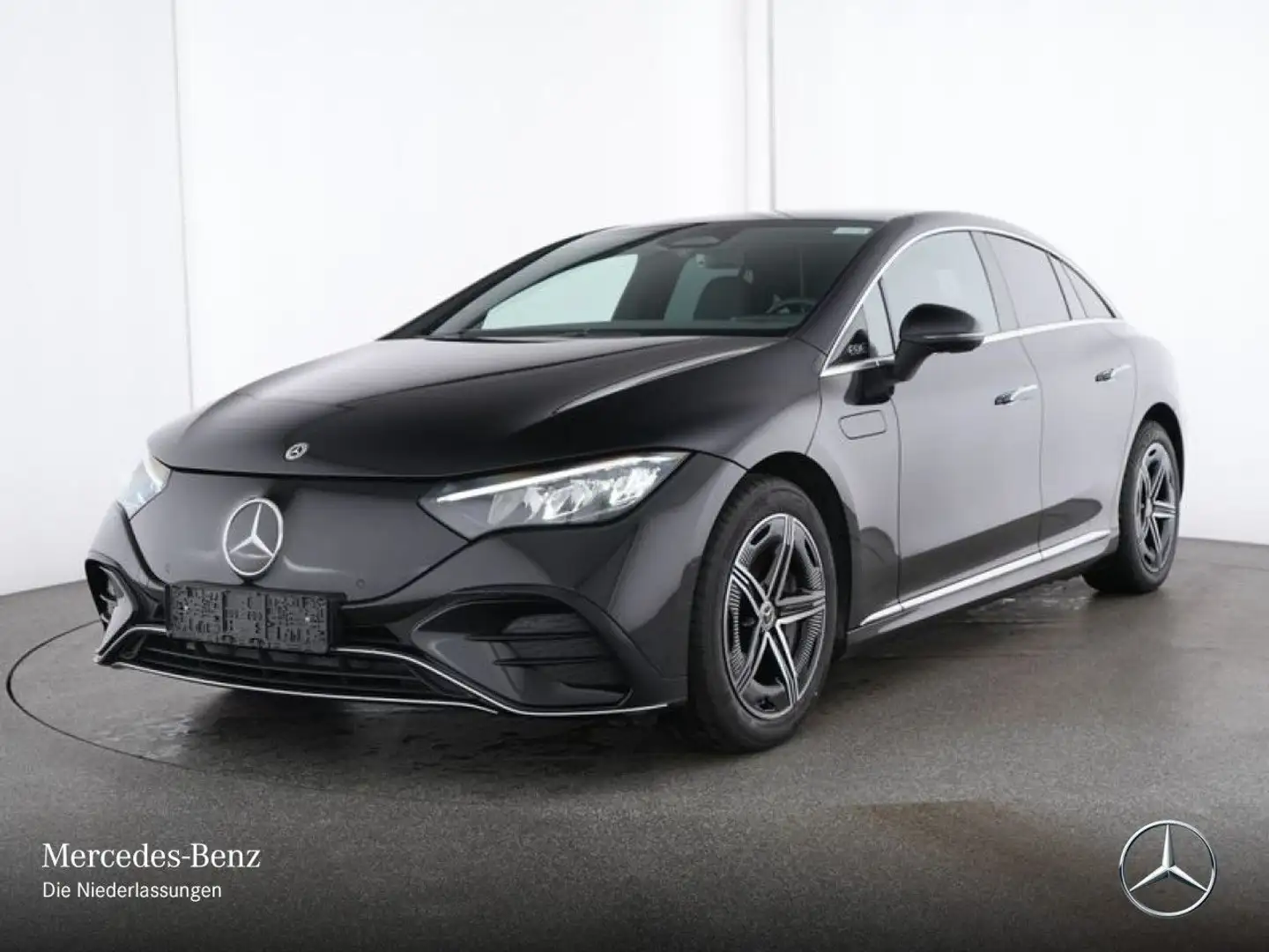 Mercedes-Benz EQE 300 AMG Pano Distr. LED Kamera Spurhalt-Ass Schwarz - 2