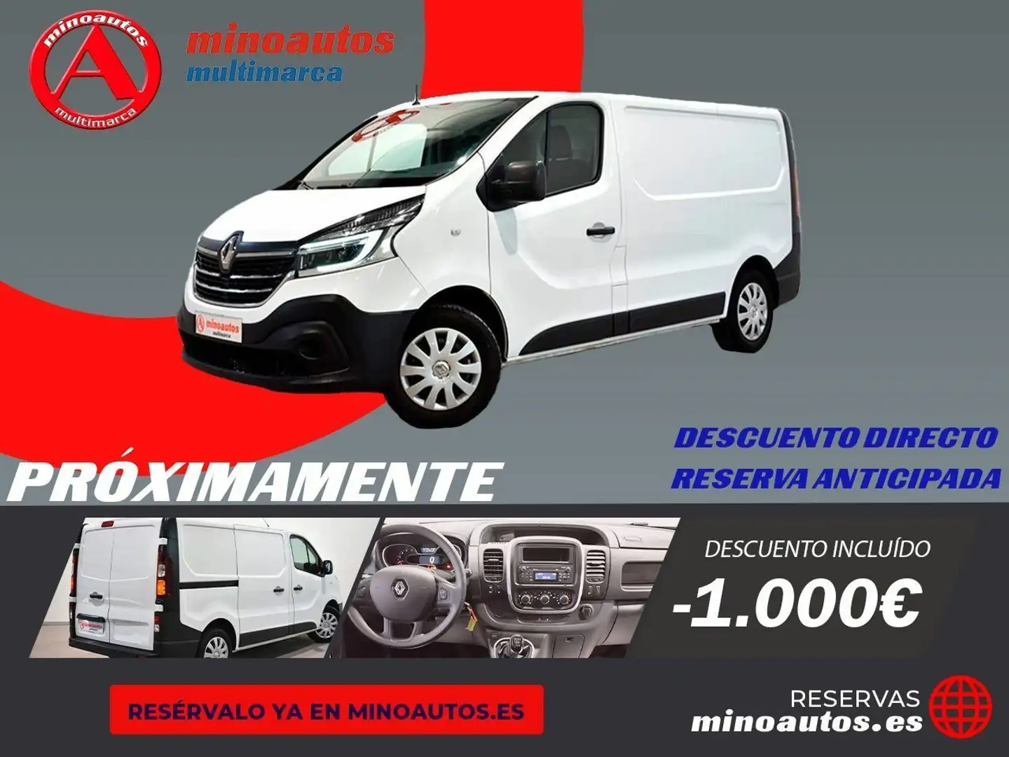 Renault Trafic Furgón 29 L1H1 dCi 88kW Blanco - 1
