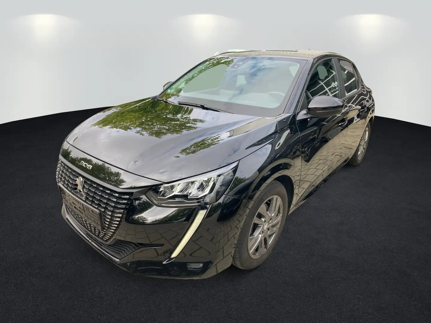 Peugeot 208 1.2 PureTech 100 Active Pack LED+Navi+PDC Negro - 2