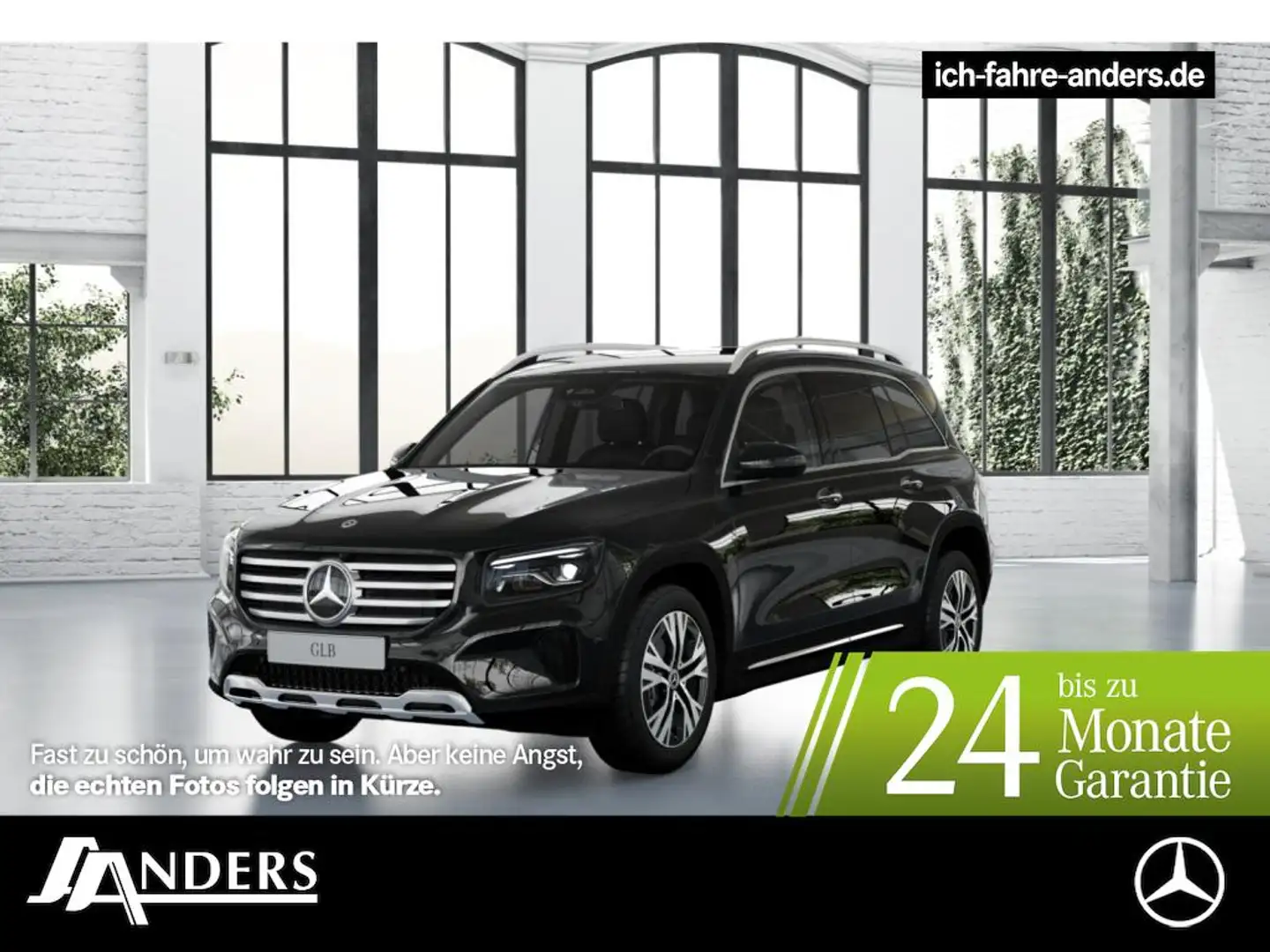 Mercedes-Benz GLB 200 +Progressive+AHK+SHZ+SpurW+W-Paket+LM Black - 1