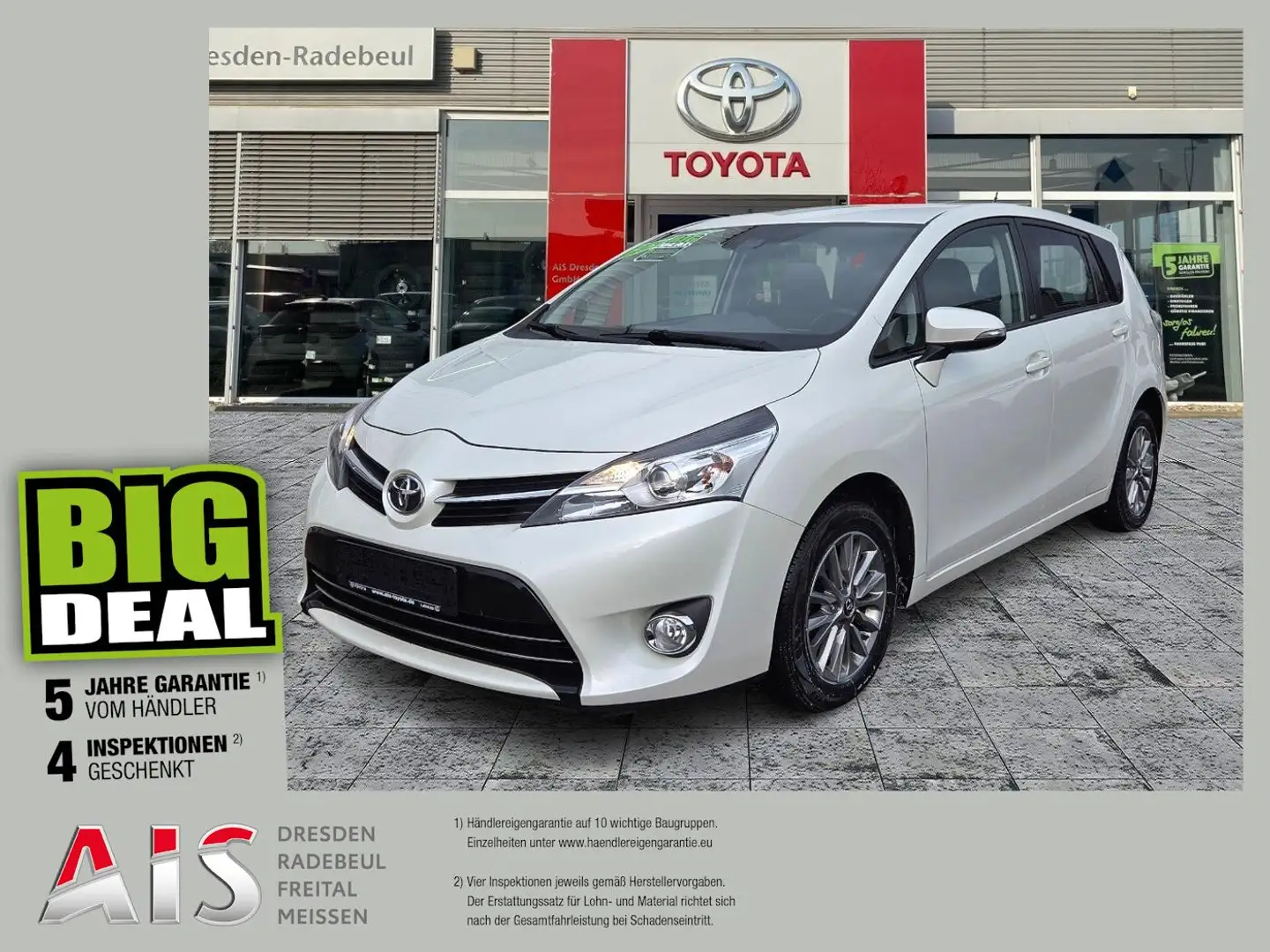 Toyota Verso 1.8 Edition S 5-Sitzer Navi Sitzheizung Белый - 1