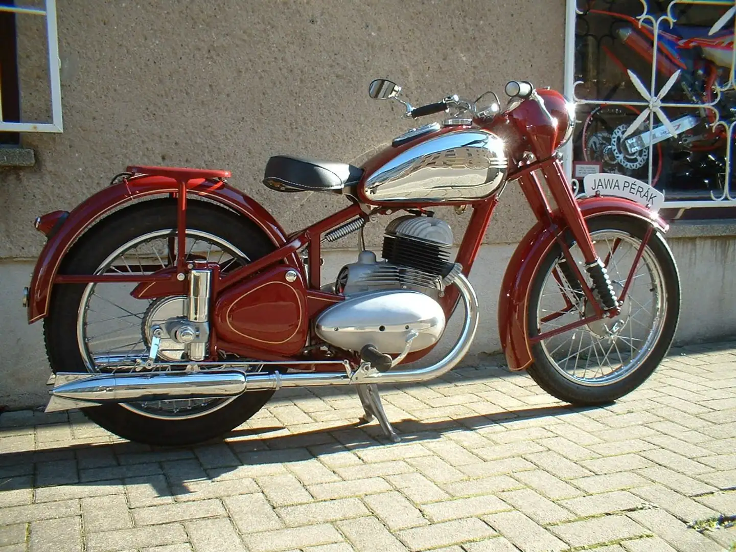 Jawa Perak 350 Typ 18, 2 Zyl. 2T,Komplettrestauration Червоний - 2