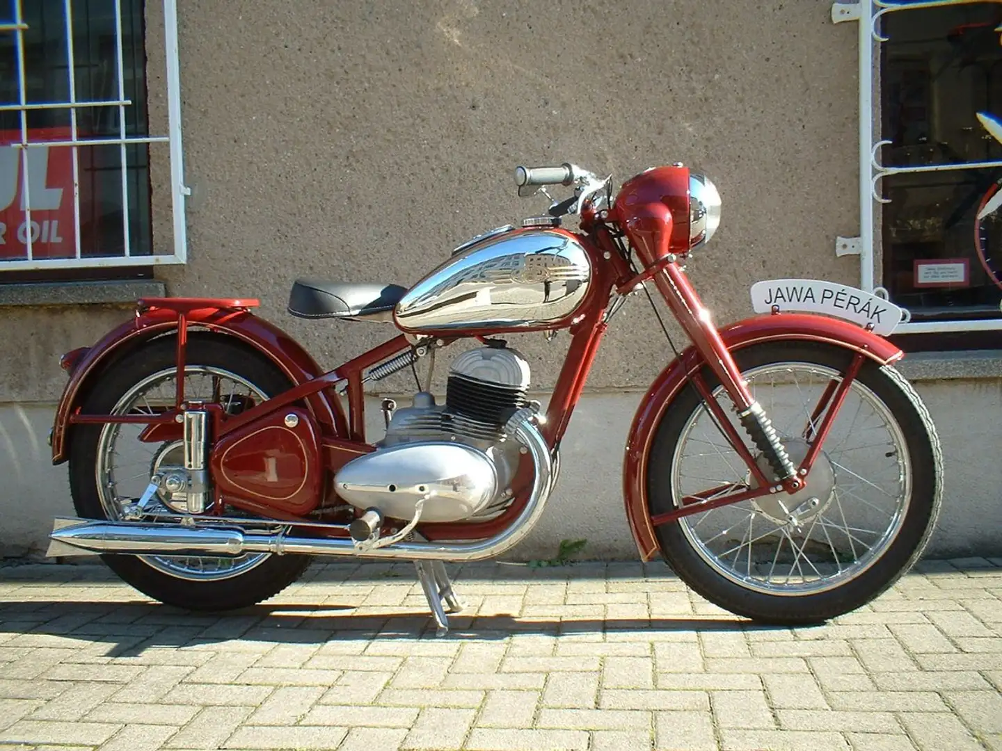 Jawa Perak 350 Typ 18, 2 Zyl. 2T,Komplettrestauration Kırmızı - 1