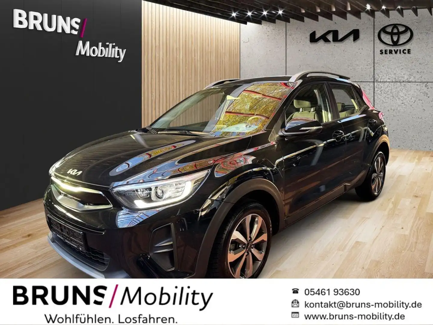 Kia Stonic 1.0 Automatik Vision Navi Kamera Schwarz - 1