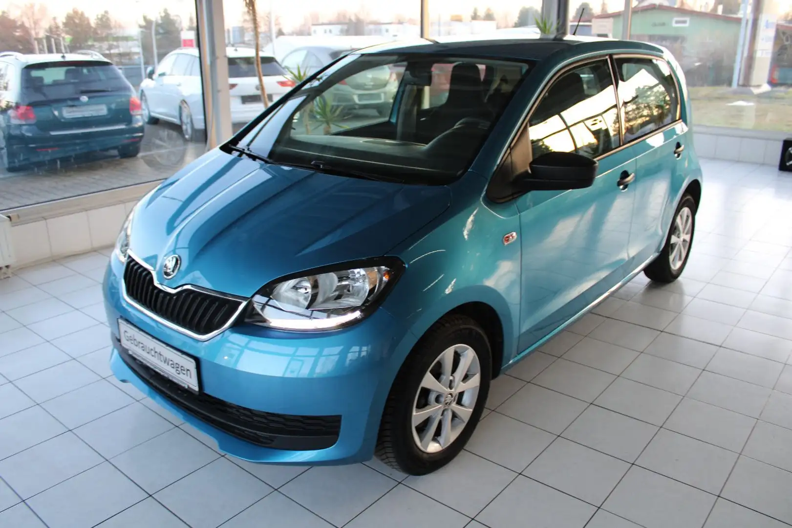 Skoda Citigo Active 5-TÜRIG KLIMA ALU ALLWETTER Blau - 1