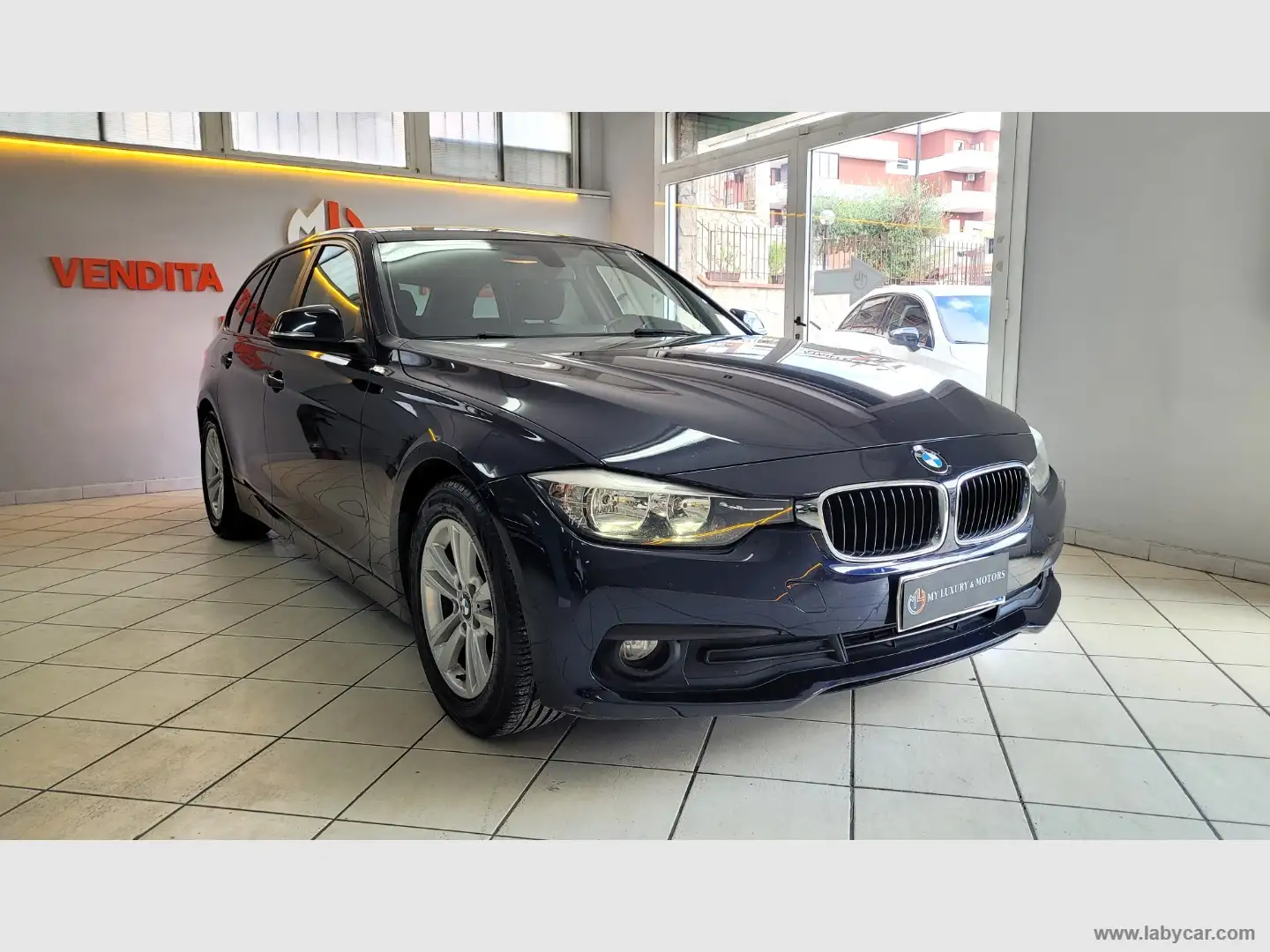 BMW 318 d Touring Advantage *ITA*EURO6B*AUTOMATICA*150CV Blauw - 1